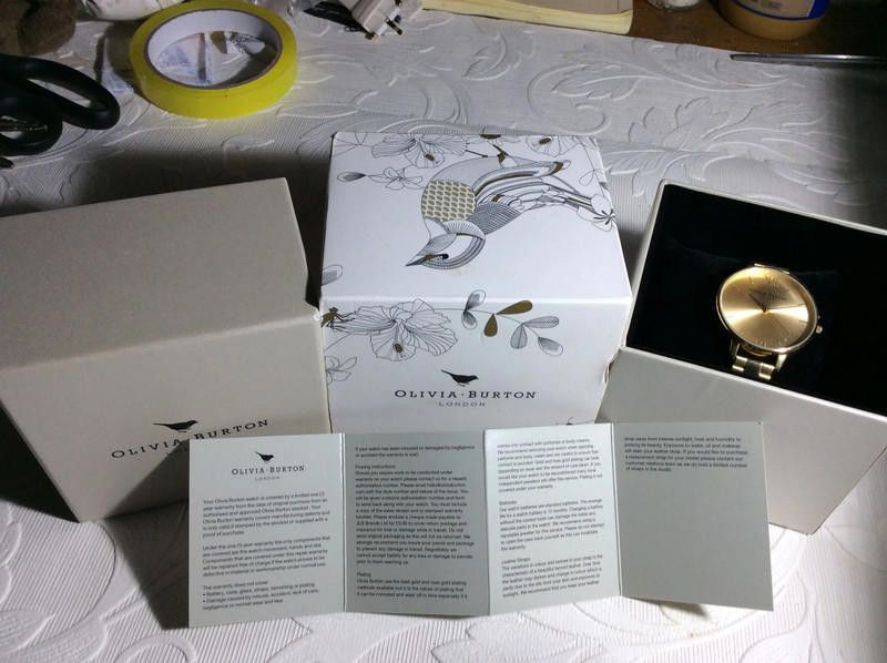Designer olivia gold stainless steel watch Size ONE SIZE - 3 Thumbnail