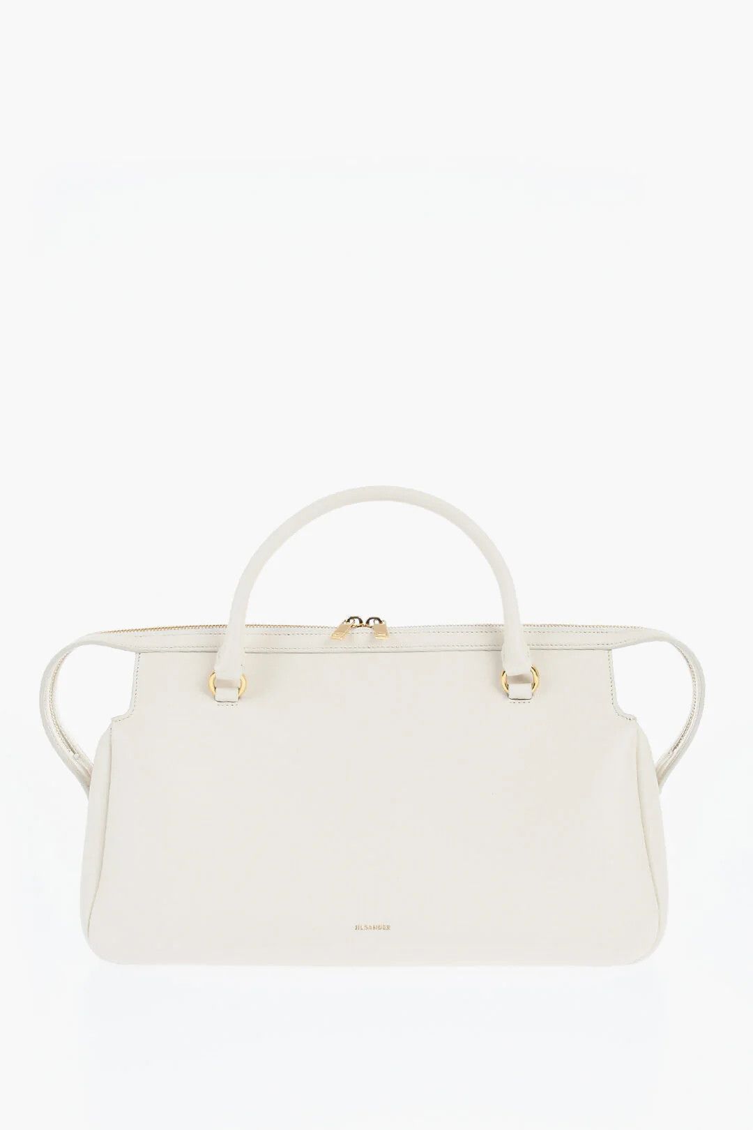 Jil Sander og1mm0626 Size: OS / Leather Handbag in White Size ONE SIZE - 1 Thumbnail