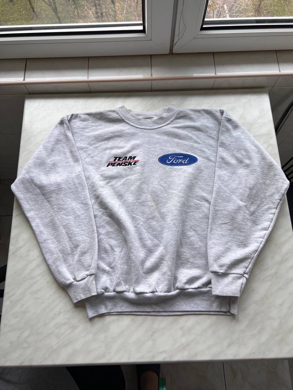 Vintage 1990s Ford Team Penske Vintage Racing Sweatshirt Crewneck Size US M / EU 48-50 / 2 - 1 Thumbnail