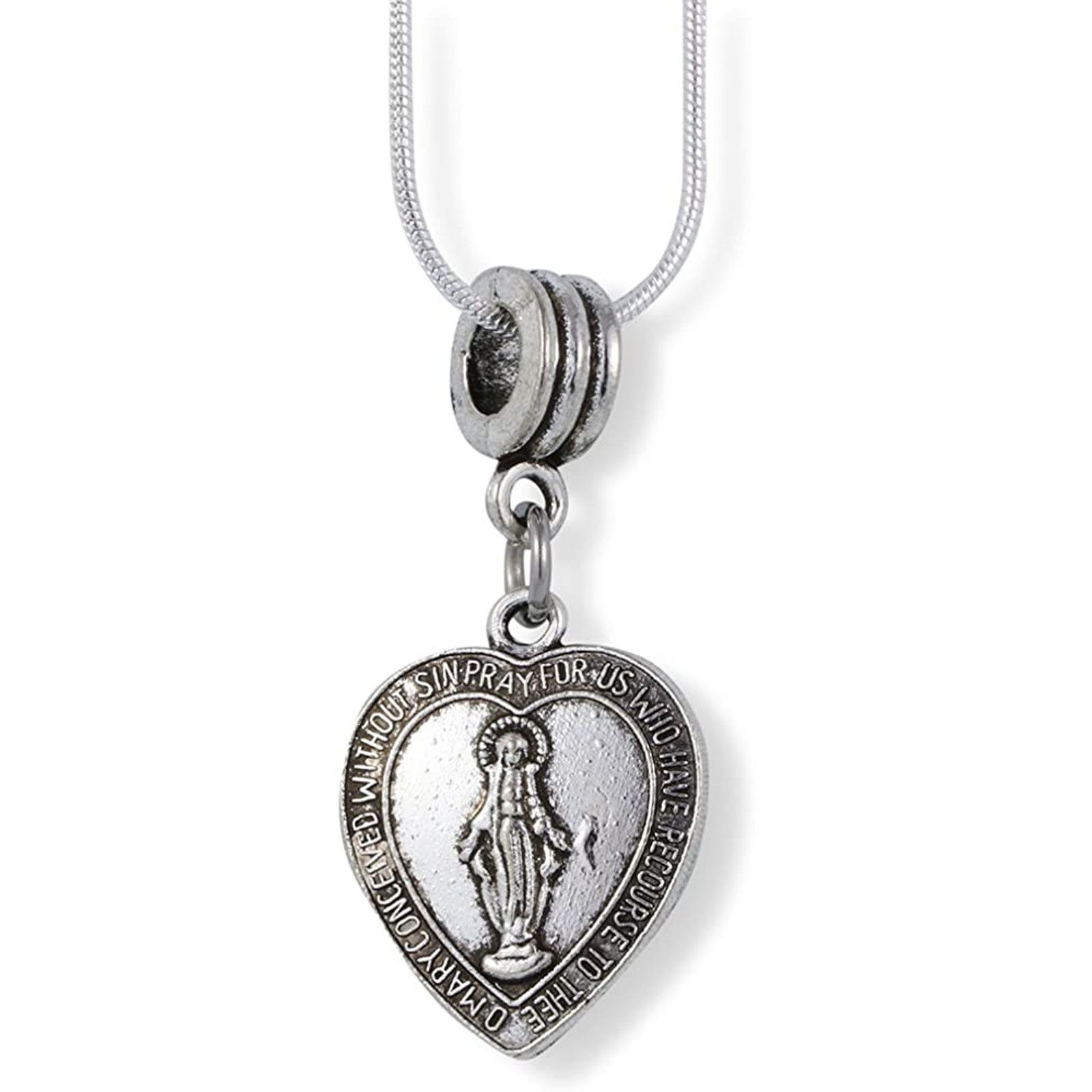 & Other Stories Virgin Mary Charm Snake Chain Necklace Size ONE SIZE - 1 Thumbnail