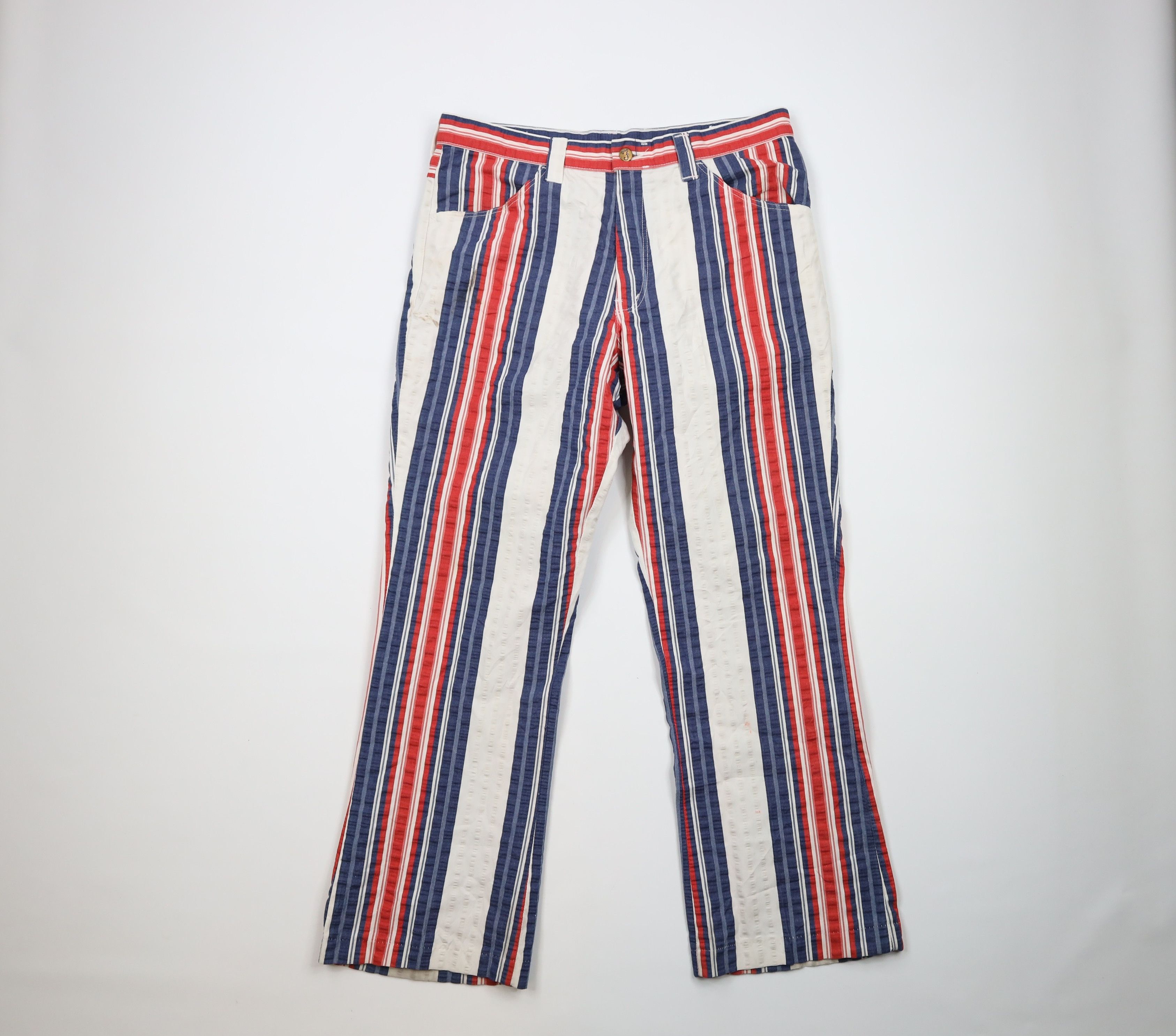 image of Vintage 70's Streetwear Wide Leg Bell Bottoms Pants Usa, Men's (Size 36)