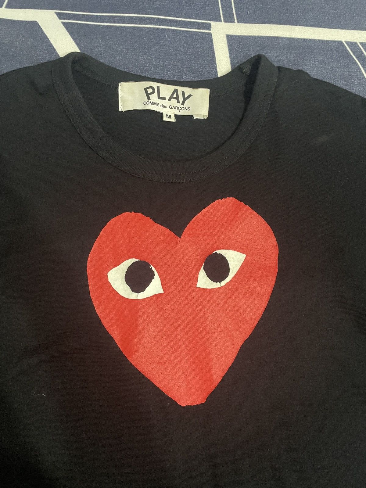 Comme des Garcons × Japanese Brand 🔥🔥Black Comme des garcons play red heart 🔥🔥 Size US M / EU 48-50 / 2 - 4 Thumbnail