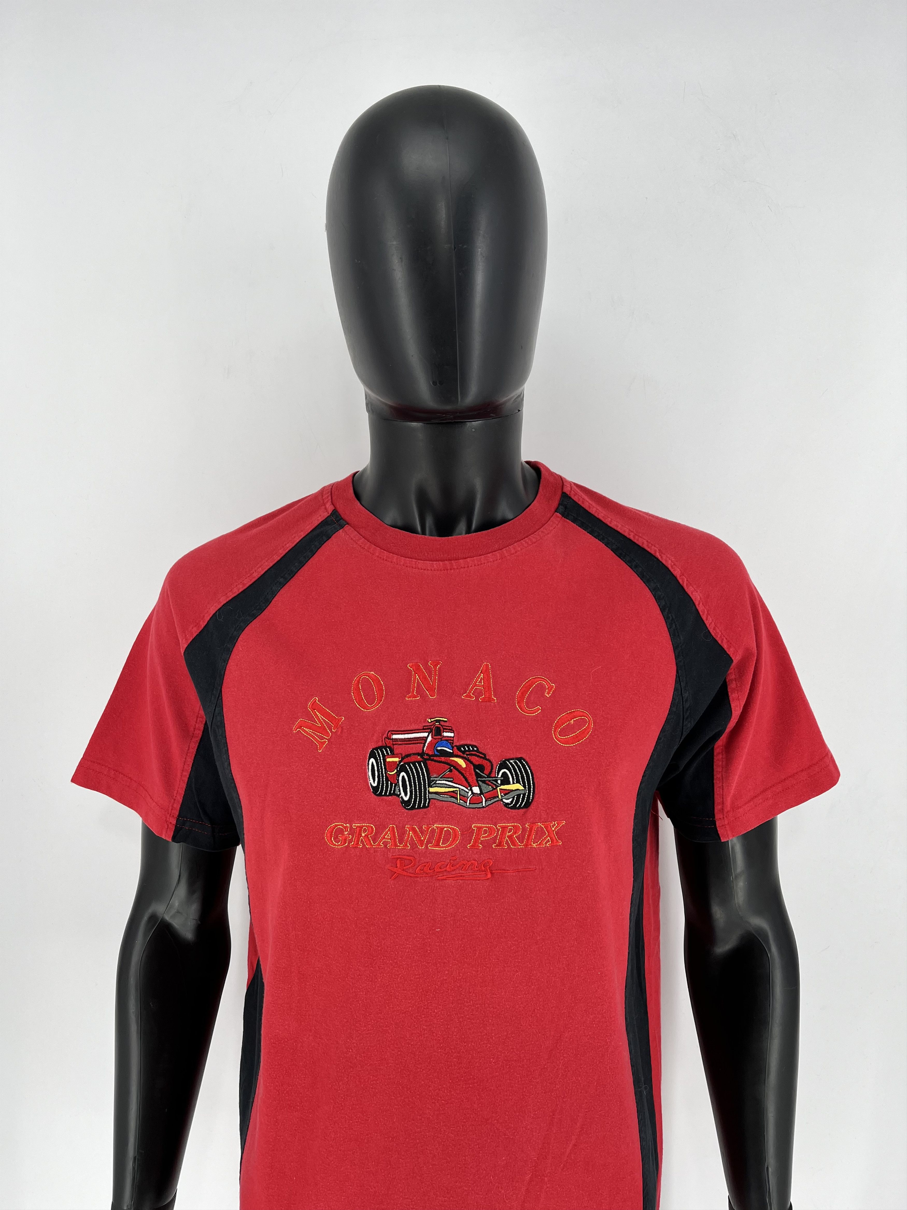 Formula 1 Vintage 90s Grand Prix Monaco Racing F1 Tee T-shirt Size US L / EU 52-54 / 3 - 1 Thumbnail