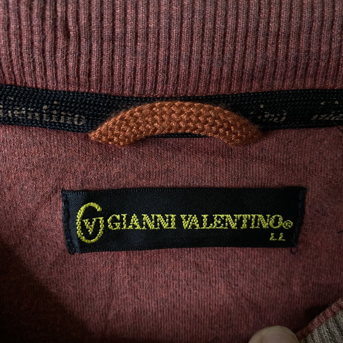 Gianni Valentino Gianni Valentino Quarter Zipper Sweatshirt Size US XL / EU 56 / 4 - 4 Thumbnail