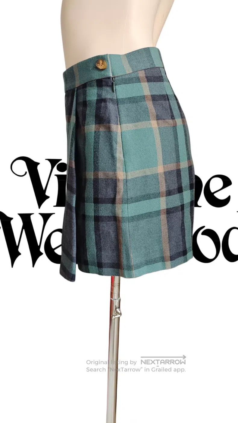 Vivienne Westwood Vivienne Westwood Green Plaid Skort Size 26" / US 2 / IT 38 - 2 Thumbnail