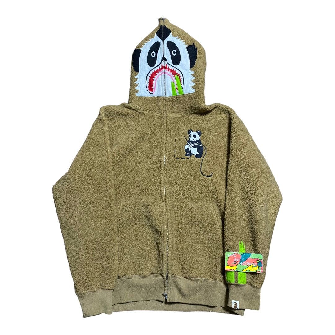 BAPE Boa Fleece Full Zip Hoodie Panda