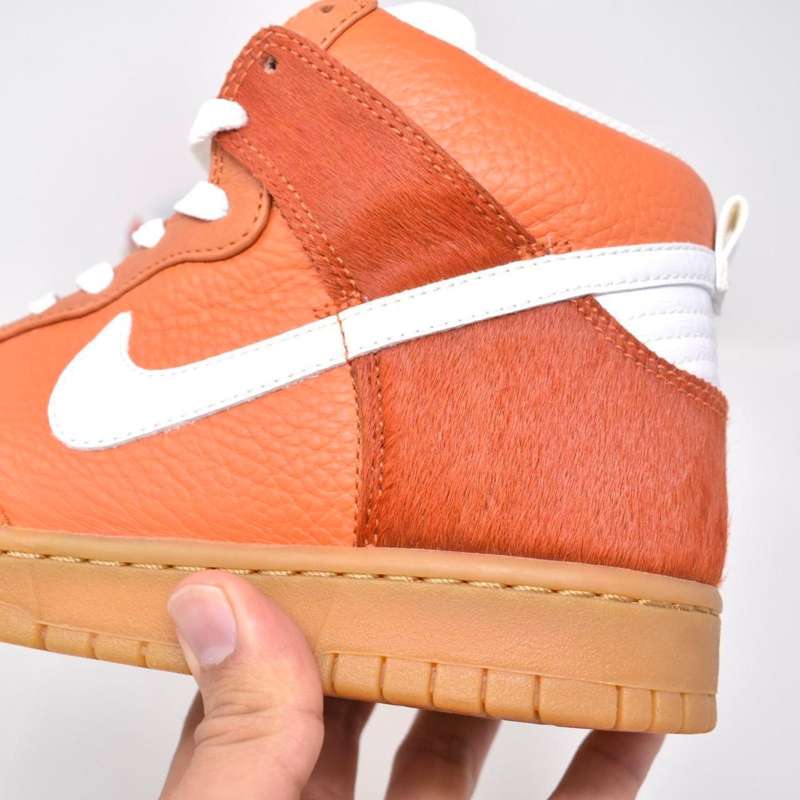 Nike 2008 Nike Dunk High “Pumpkin Orange“ Size US 7.5 / IT 37.5 - 3 Thumbnail