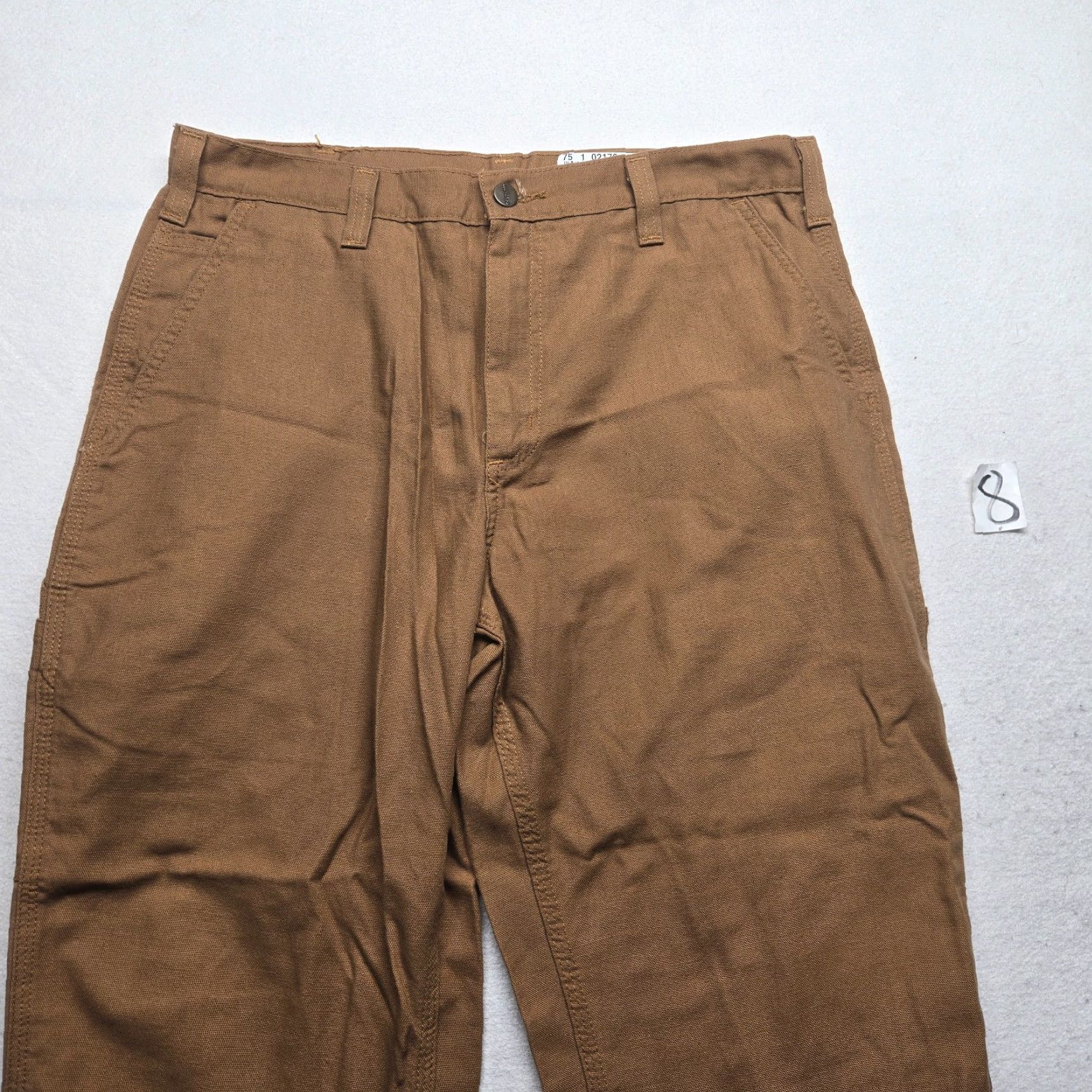 Carhartt Carhartt Pants Mens Dungaree Canvas Brown 34x36 51374 Thick Material Great Condition RN 51374 Mens Pants Brown Canvas Dungaree 34x36 Carhartt Size US 34 / EU 50 - 2 Thumbnail