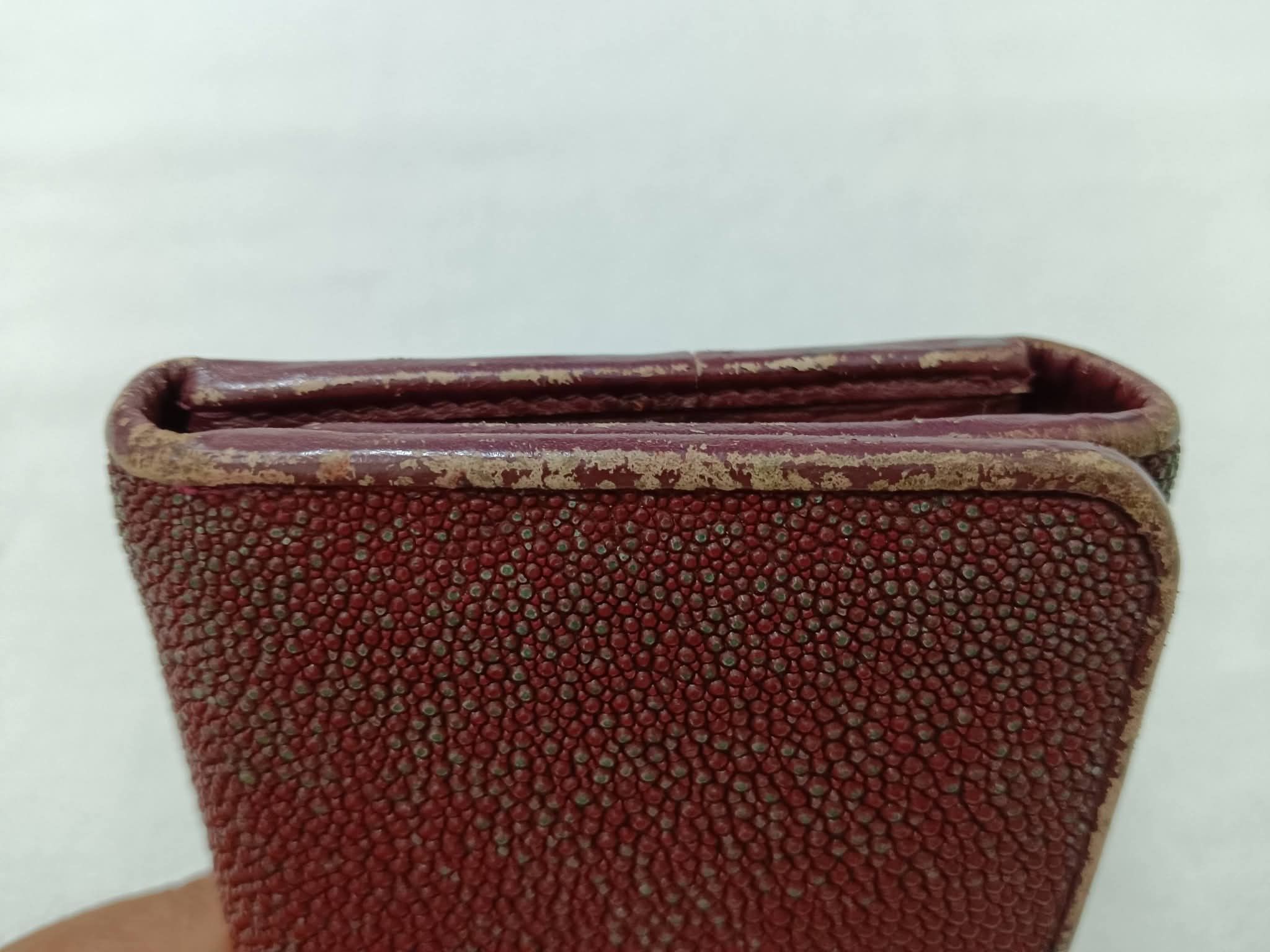 Genuine Leather Genuine Leather Stingray Skin Trifold Wallet Size ONE SIZE - 14 Thumbnail