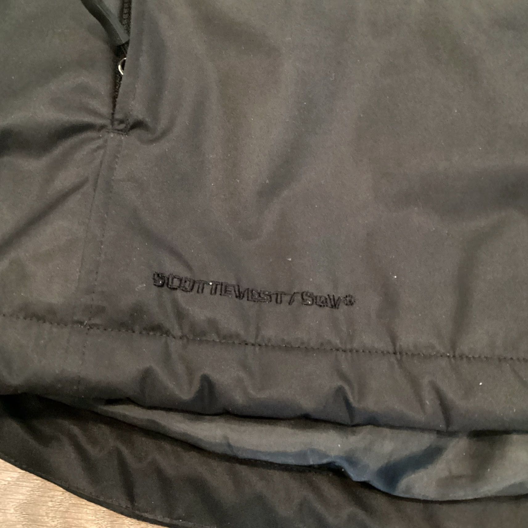 Vintage VINTAGE SCOTTeVEST SeV Tec Men Jacket 2XL Black Full Zip Pockets Removable Hood Removable Sleeves Travel Casual Size US XXL / EU 58 / 5 - 4 Thumbnail