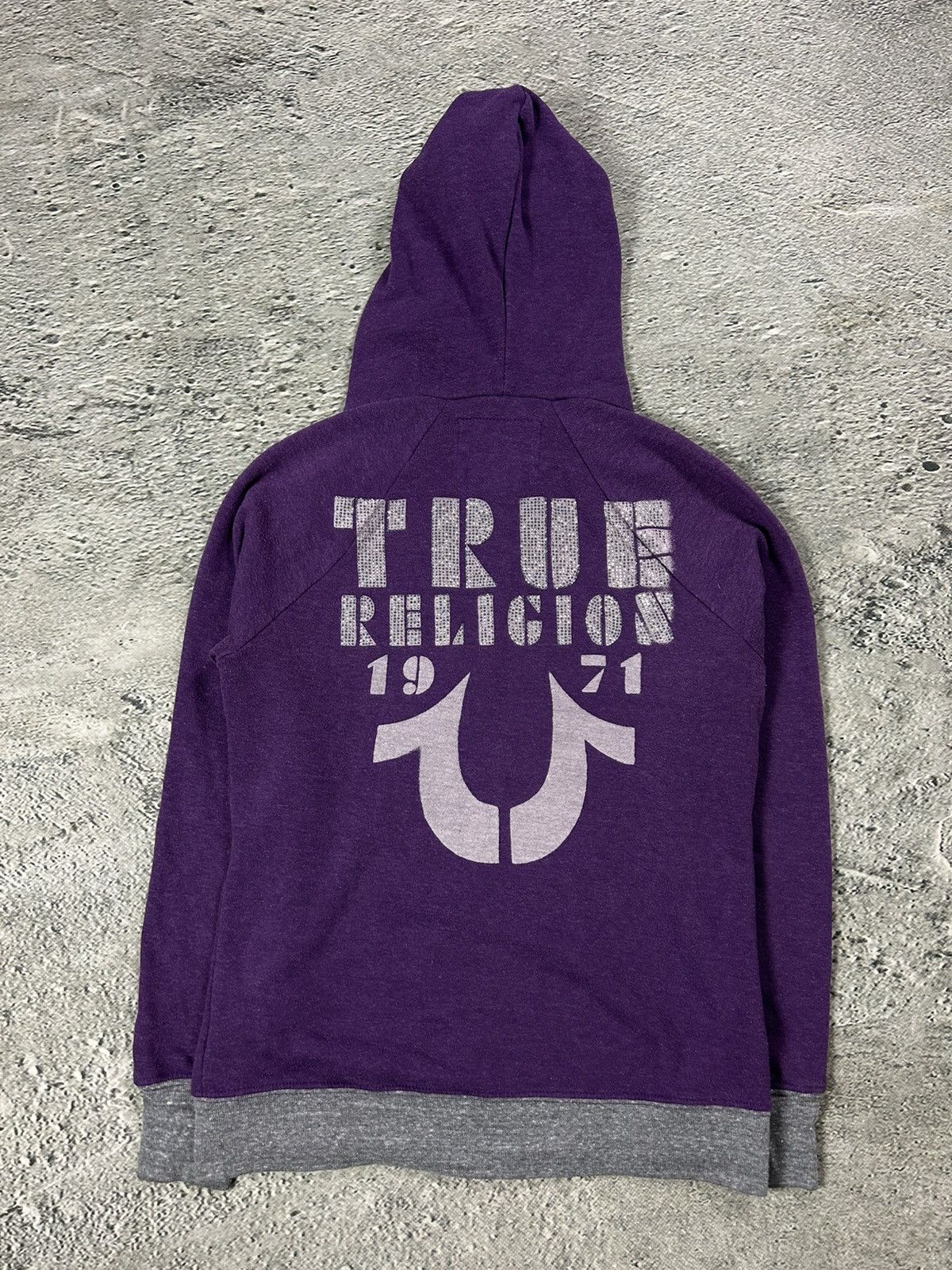 True Religion True Religion vintage zip hoodie purple Rhinestones Y2K Size S / US 4 / IT 40 - 8 Thumbnail