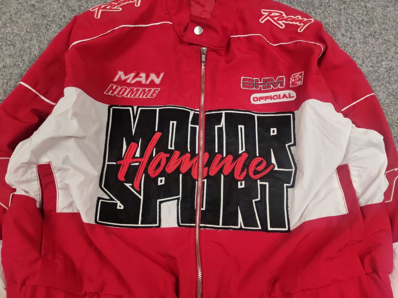 Japanese Brand Boxy Washed Nylon moto Sport Racing Short Jacket Vintage Size US S / EU 44-46 / 1 - 11 Thumbnail