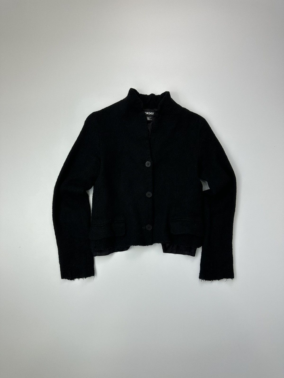 DKNY DKNY Wool Blazer Black Made In Korea Size L / US 10 / IT 46 - 1 Thumbnail