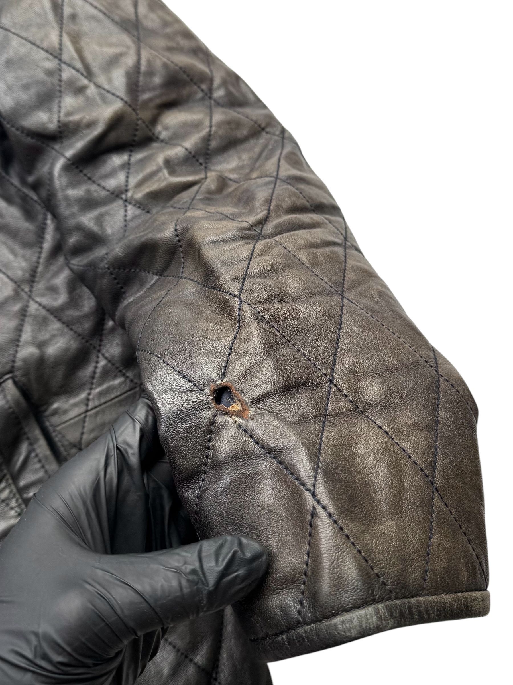 Vintage Vintage Sun Faded Leather Jacket W149(V9) Size US M / EU 48-50 / 2 - 3 Thumbnail