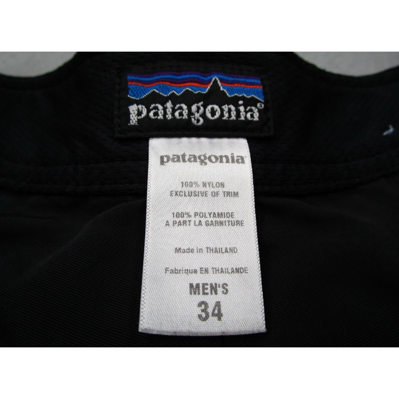 Patagonia Patagonia Board Shorts Mens 34 Black Nylon 9" Swim Beach Travel Size US 34 / EU 50 - 2 Thumbnail