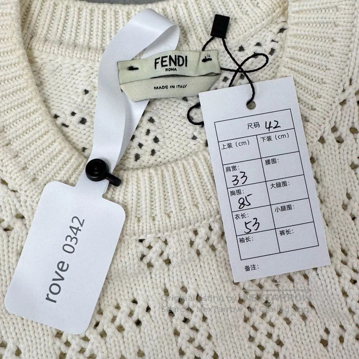 Fendi Fendi Monogram Knit Short. Size US L / EU 52-54 / 3 - 2 Thumbnail