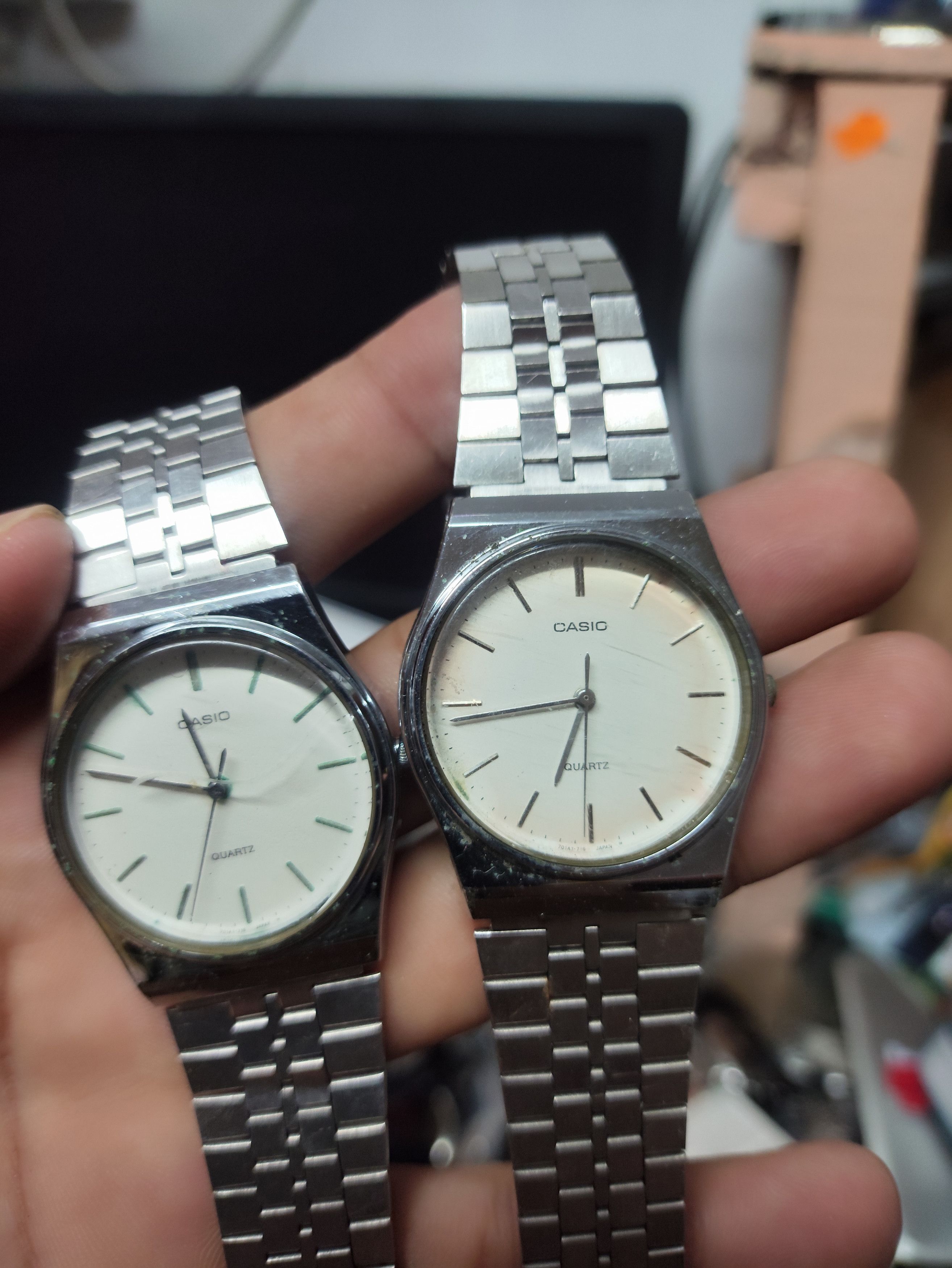Casio COMBO vintage Casio (2 pieces) Japan Quartz (Need Service) Size ONE SIZE - 3 Thumbnail