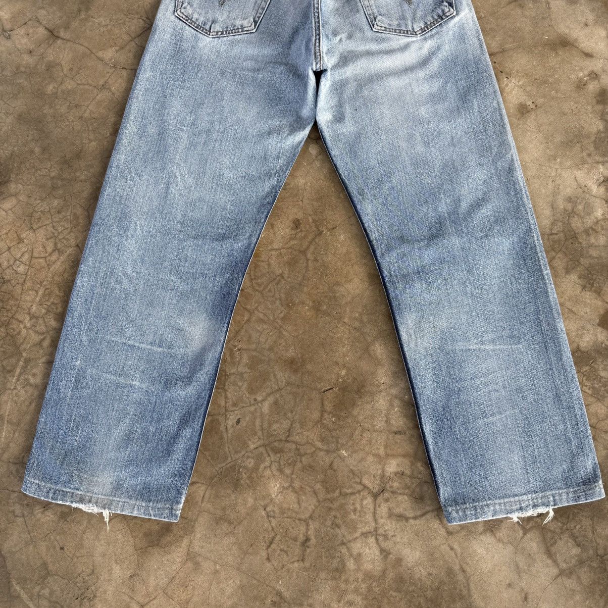 Levi's Vintage Clothing W32x28.5 Vintage Levi's 503 Faded Ripped Denim Jean Pants Size US 32 / EU 48 - 11 Thumbnail