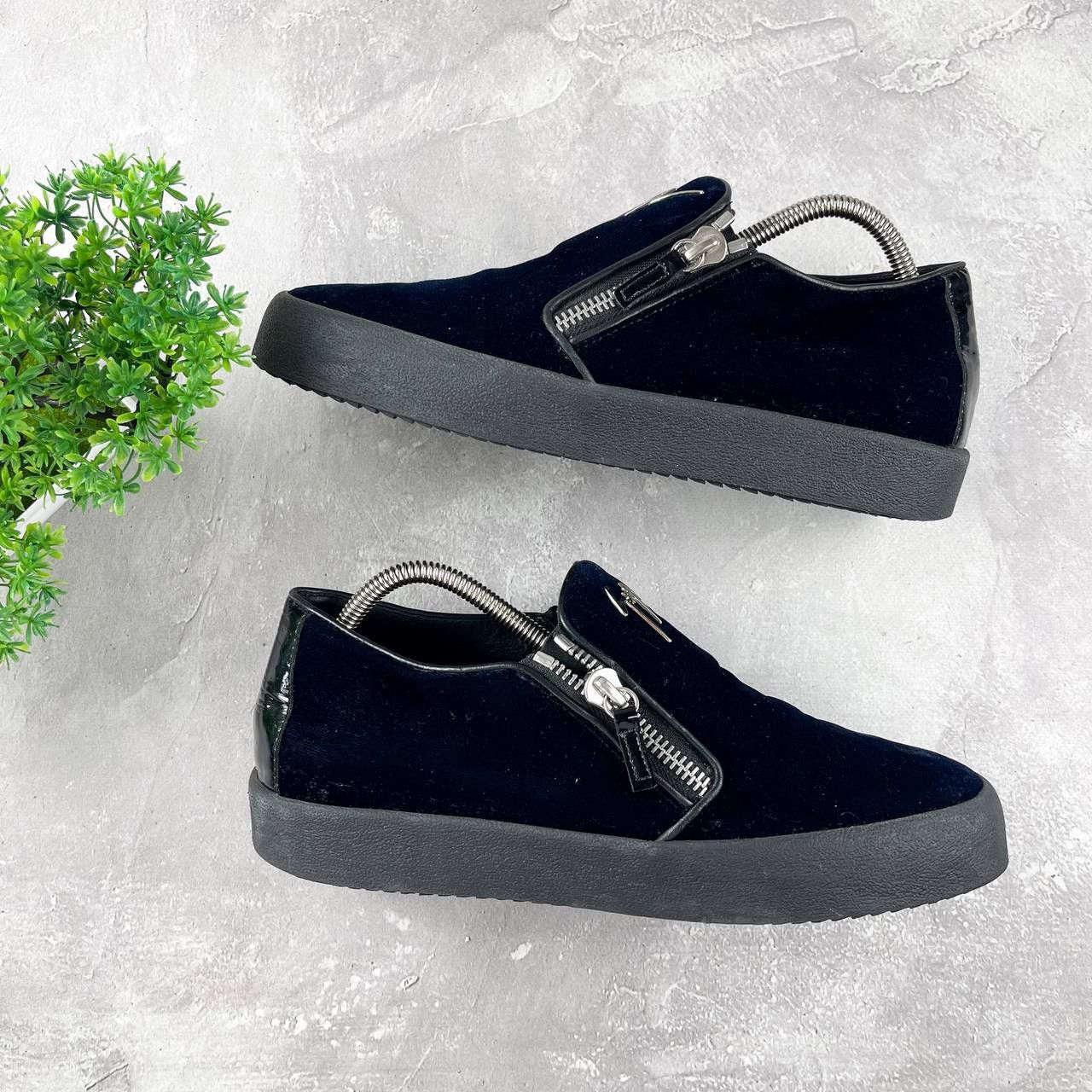 Giuseppe Zanotti Giuseppe Zanotti Mens Conley Navy Size US 10 / EU 43 - 1 Thumbnail