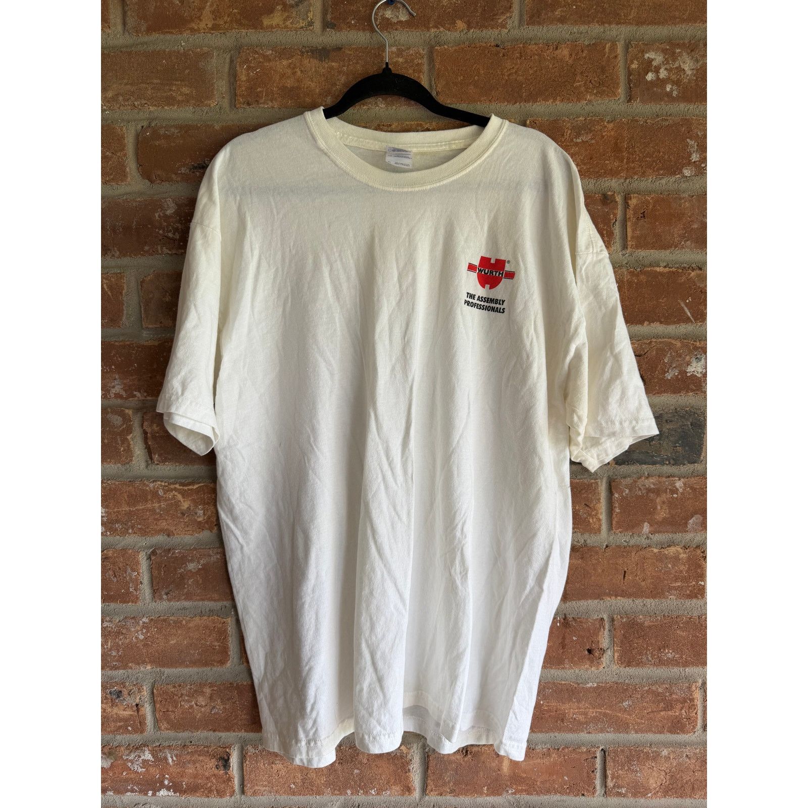 Gildan Vintage Wurth Racing Graphic Tee XL White Promo Shirt Size US XL / EU 56 / 4 - 2 Thumbnail