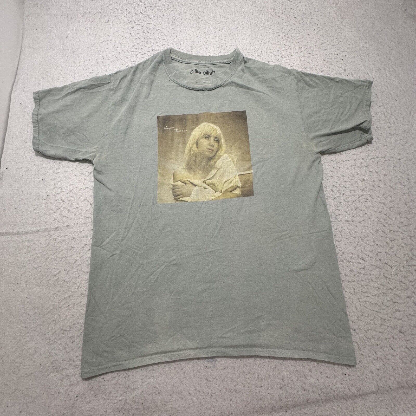 Other Billie Eilish Large 2021 Happier Than Ever Graphic T Shirt Size US L / EU 52-54 / 3 - 1 Thumbnail
