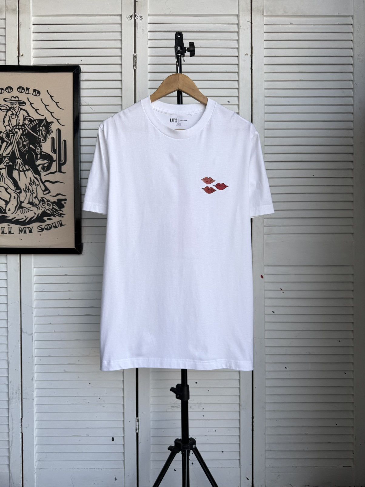 Andy Warhol × Kaws × Uniqlo Uniqlo UT KAWS Andy Warhol Graphic T-Shirt White Size US L / EU 52-54 / 3 - 2 Thumbnail