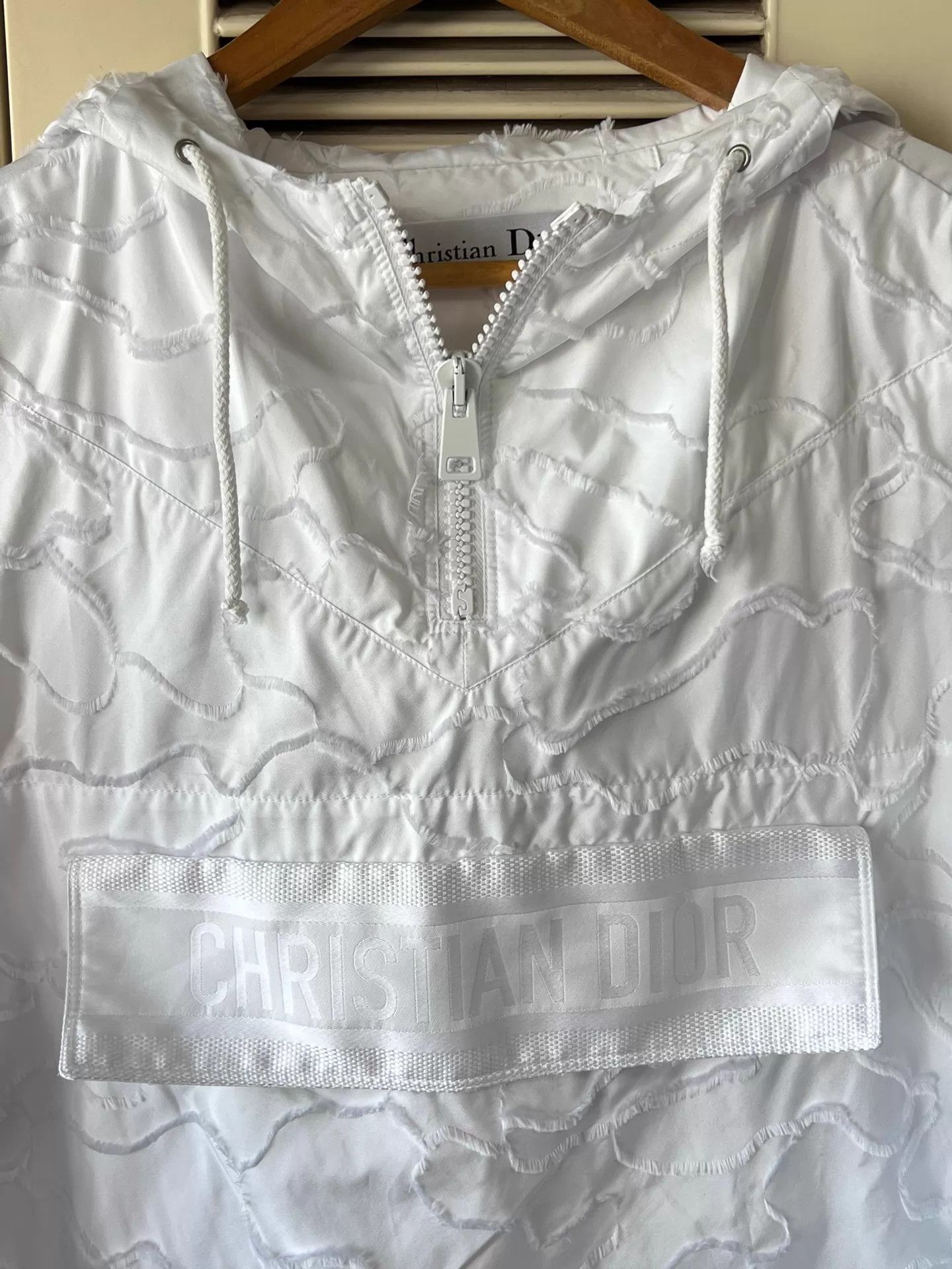 Dior Dior White Camo Half-Zip Hooded Jacket XS Size XS / US 0-2 / IT 36-38 - 3 Thumbnail