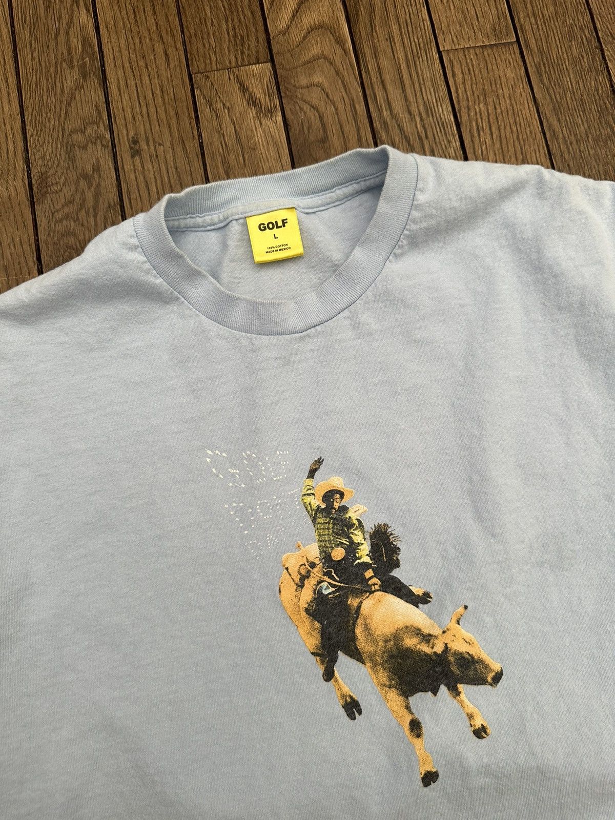 Golf Wang Golf Wang Cowboy / Smoke Tee Light Blue Medium M Odd Size US L / EU 52-54 / 3 - 3 Thumbnail