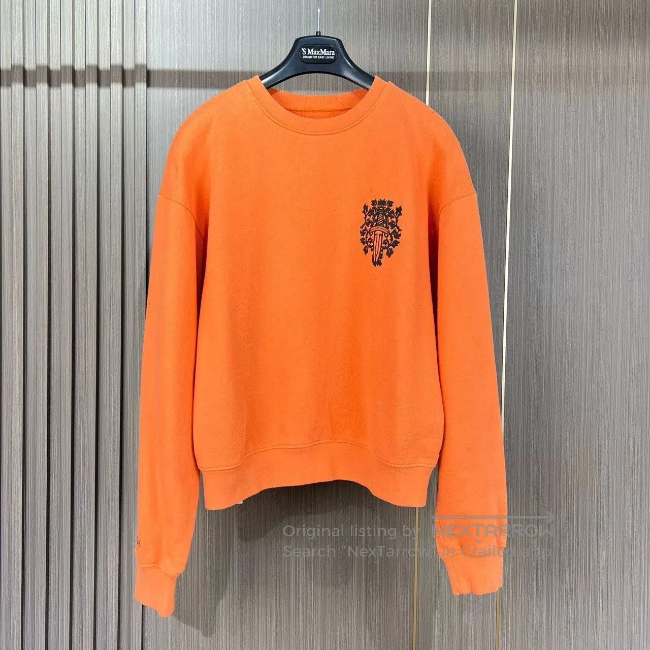 CHROME HEARTS VINE DAGGER CREWNECK オレンジ Chrome Hearts Vine Dagger Crewneck Sweatshirt - SRM – SHENGLI ROAD