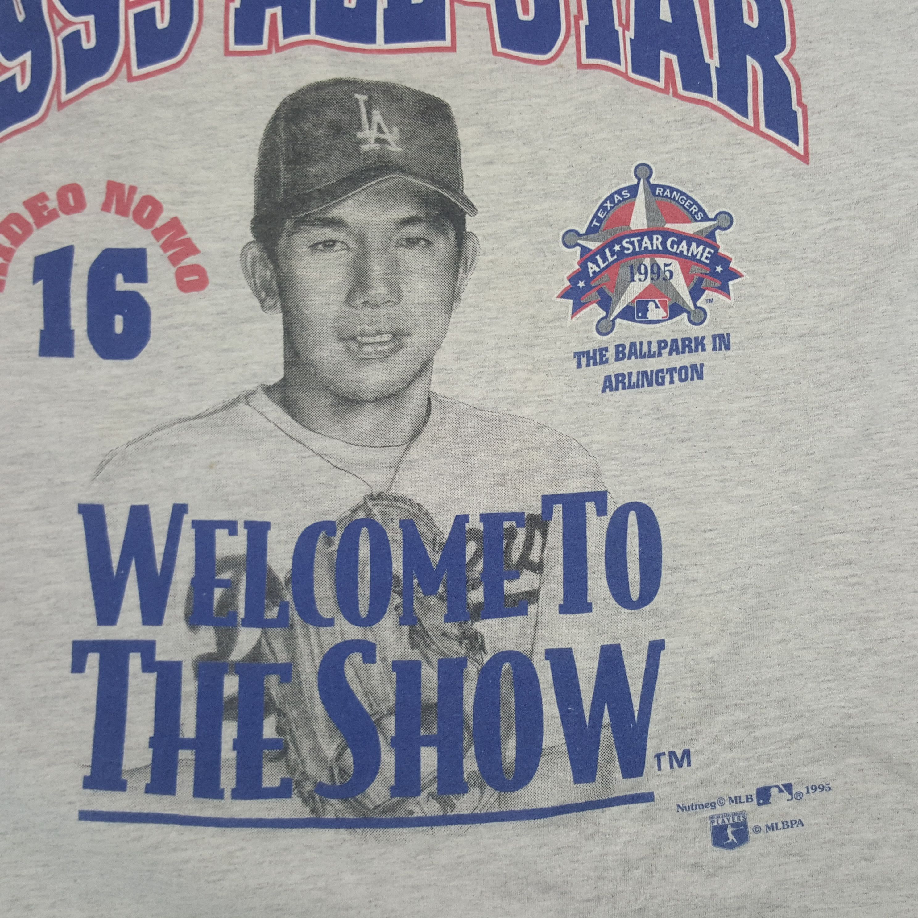 MLB × Sports Specialties × Vintage Vintage Nutmeg Hideo Nomo 16 MLB Tshirt Size US L / EU 52-54 / 3 - 7 Thumbnail
