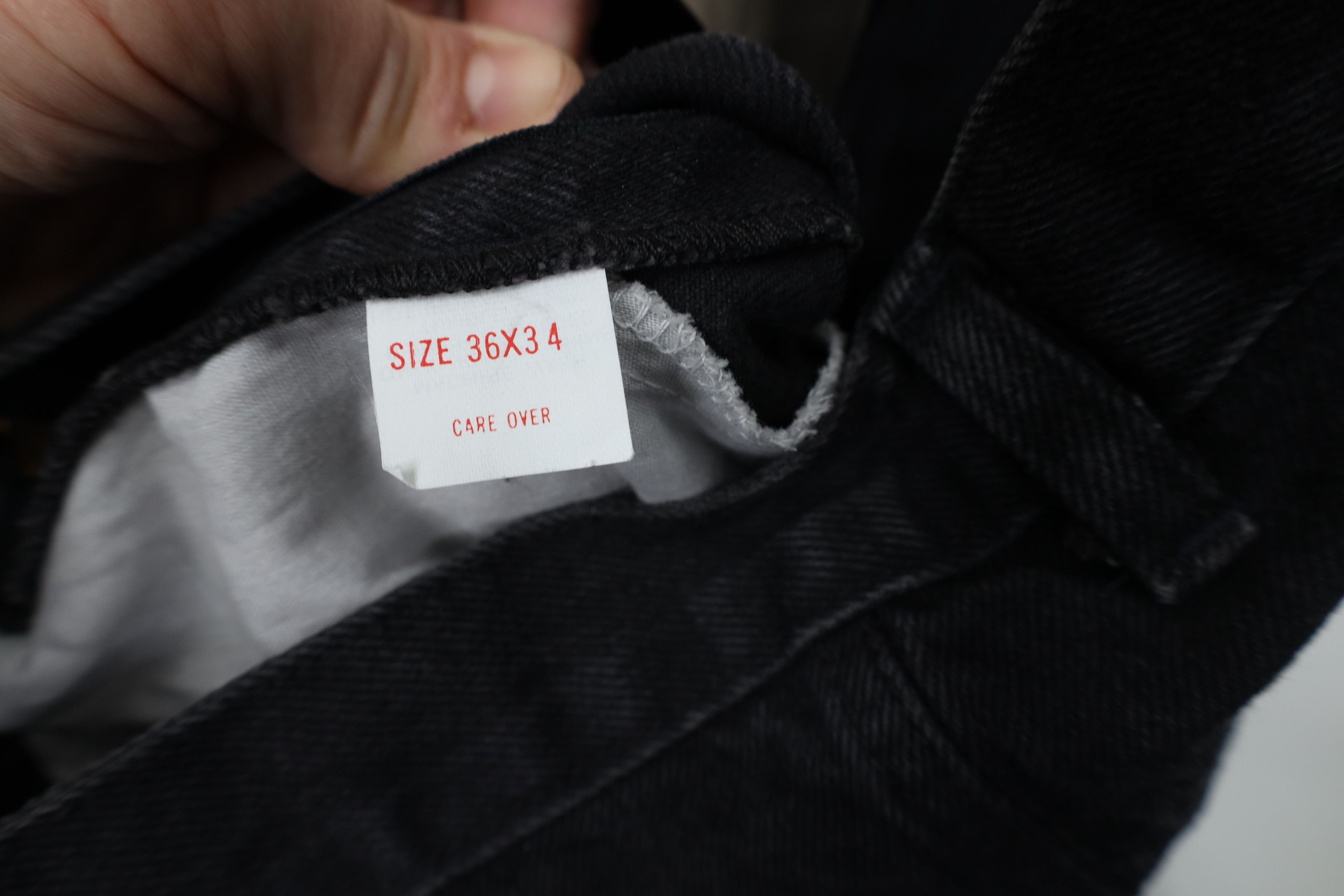 Cadillac Deadstock Vintage 90s Cadillac Car Straight Leg Jeans USA Size US 36 / EU 52 - 9 Thumbnail