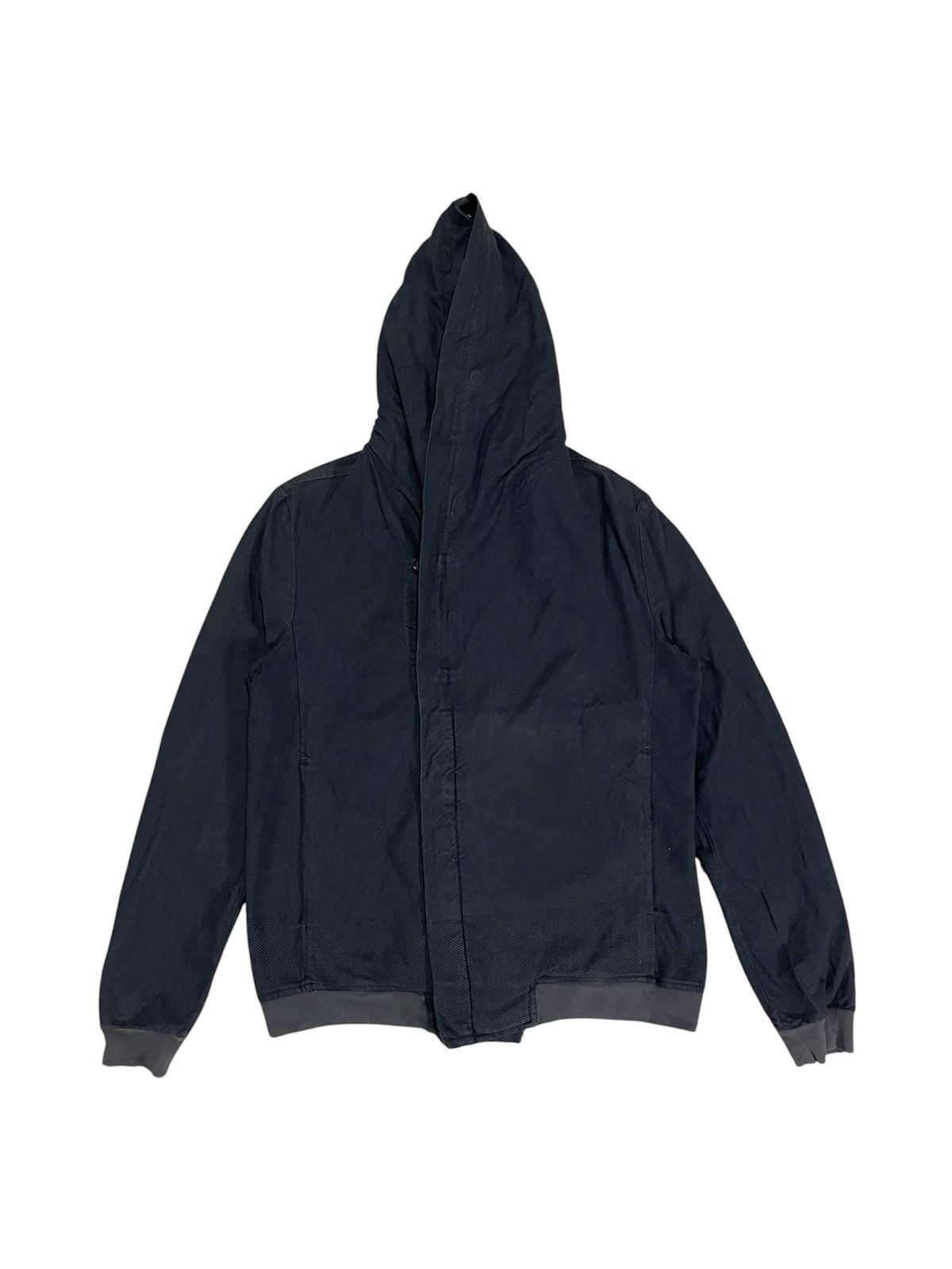 Stephan Schneider 2000s STEPHAN SCHNEIDER BUTTON HOODIE LINEN FLEECE JACKET Size US M / EU 48-50 / 2 - 1 Thumbnail