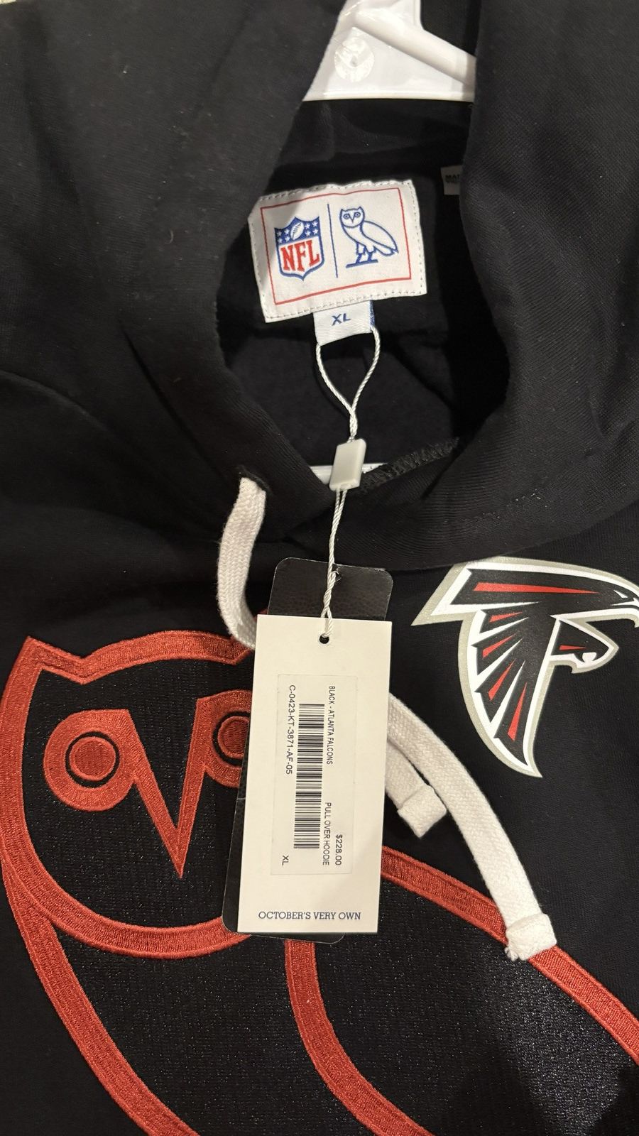 October's Very Own OVO NFL Atlanta Falcons XL OG owl hoodie Size US XL / EU 56 / 4 - 7 Thumbnail