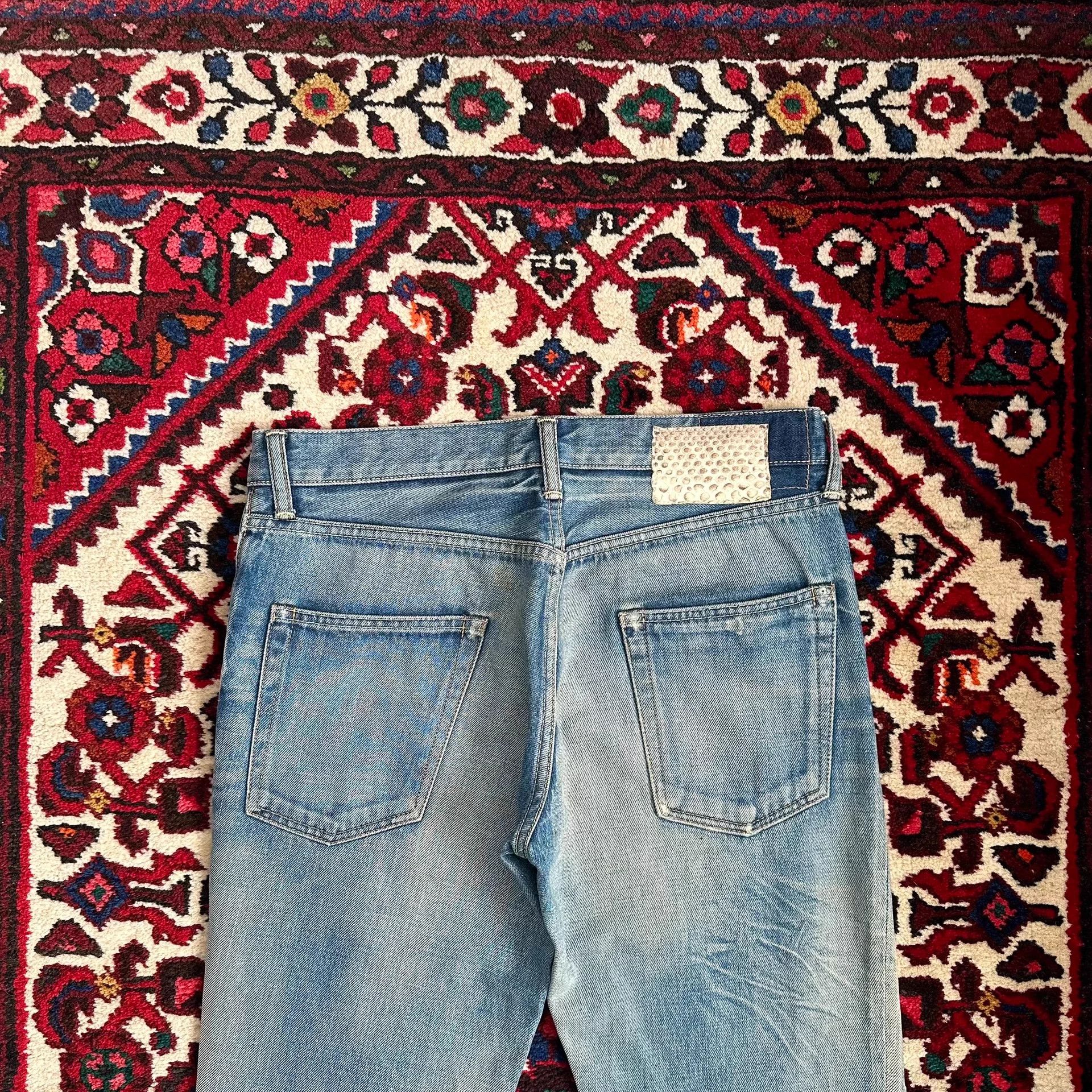 Visvim visvim 11aw 04d6.5 slim yellow mud wash jeans w32l30 Size US 32 / EU 48 - 6 Thumbnail