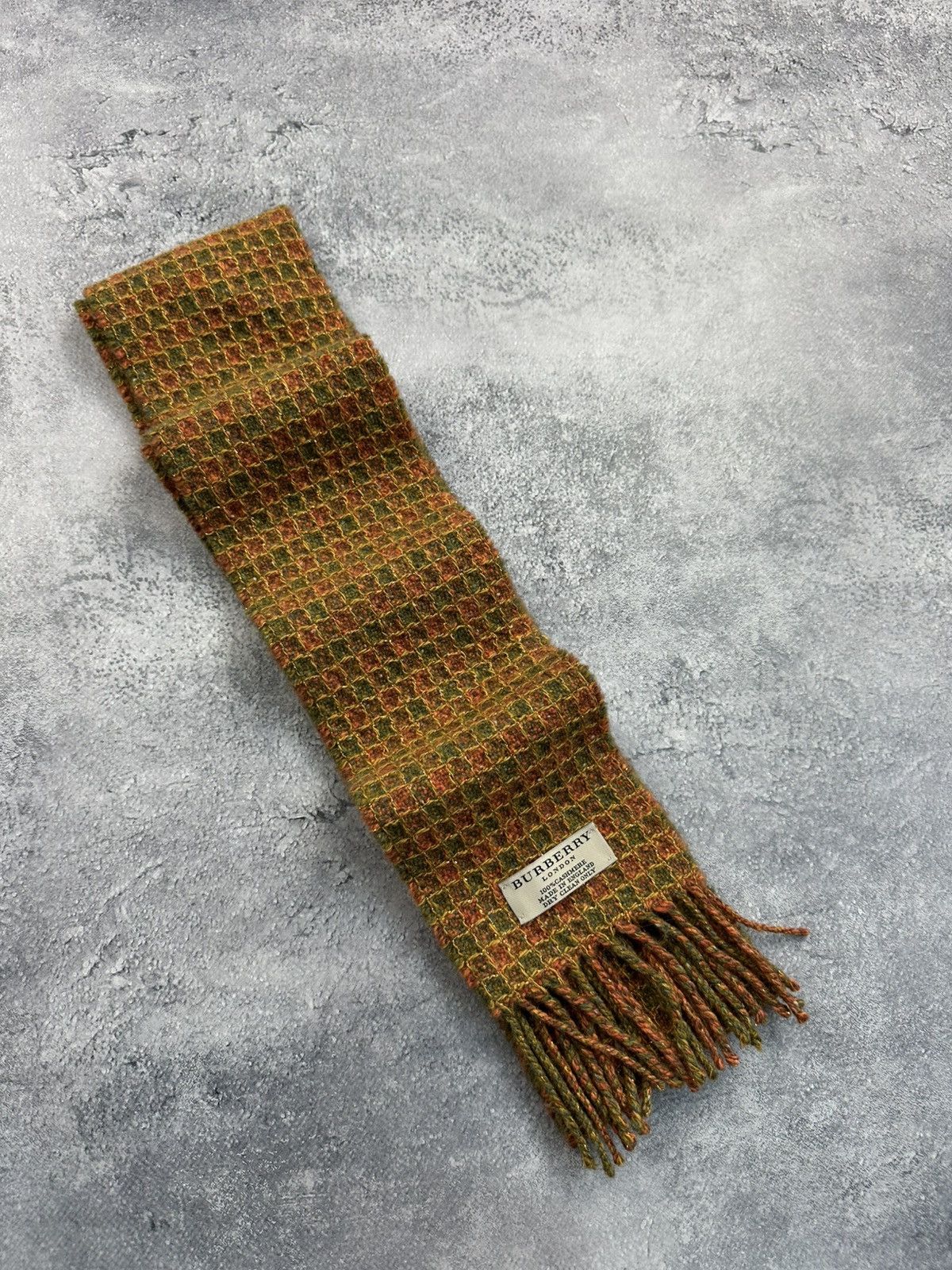 Burberry Burberry Cashmere Scarf Checkered Rare Neckwear Luxury Size ONE SIZE - 7 Thumbnail