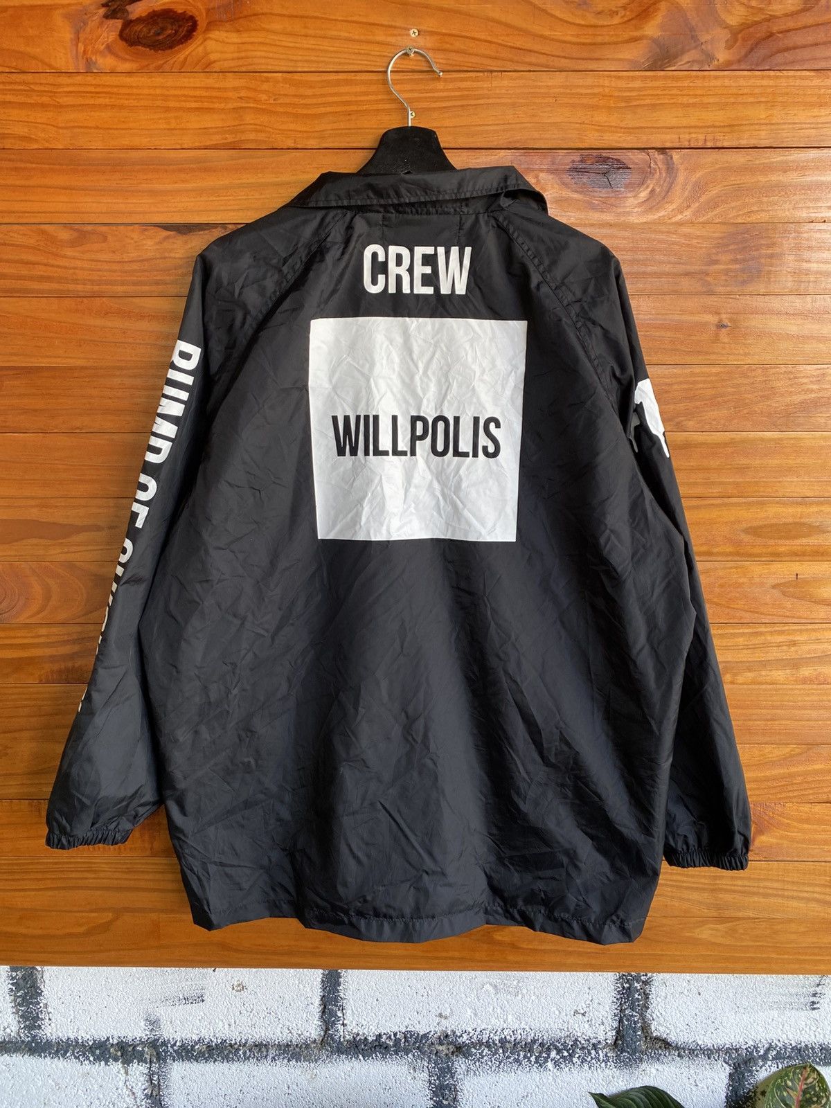 Vintage BUMP OF CHICKEN WILLPOLIS 2014 Crew Tour Jacket – Black Size US L / EU 52-54 / 3 - 9 Thumbnail