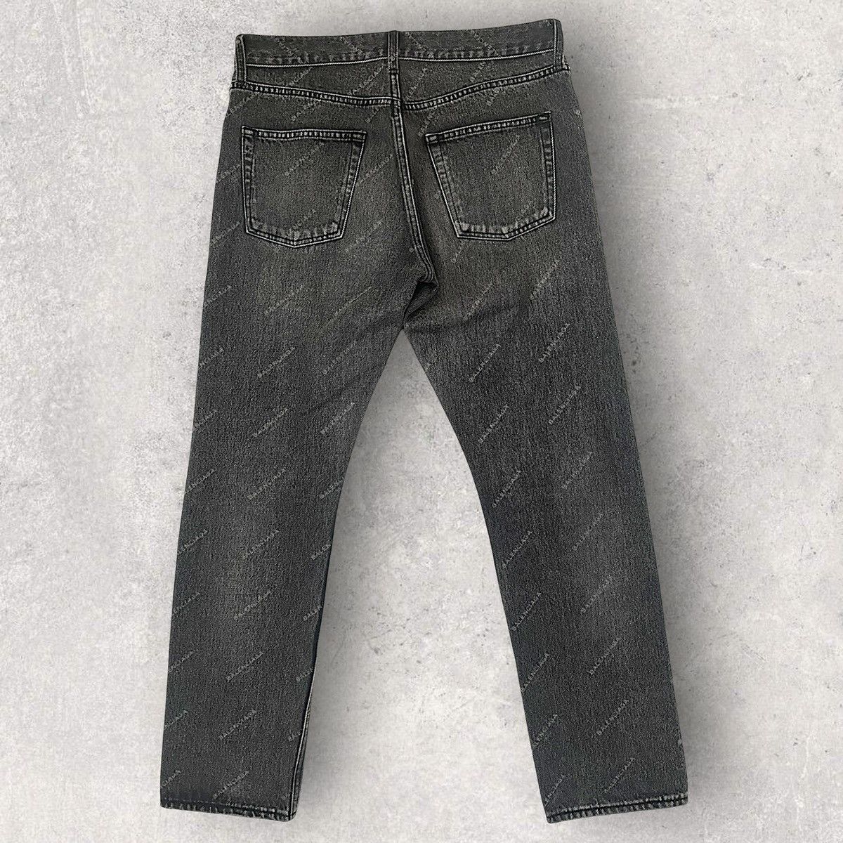 Balenciaga Balenciaga Monogram Jeans Size US 30 / EU 46 - 9 Thumbnail