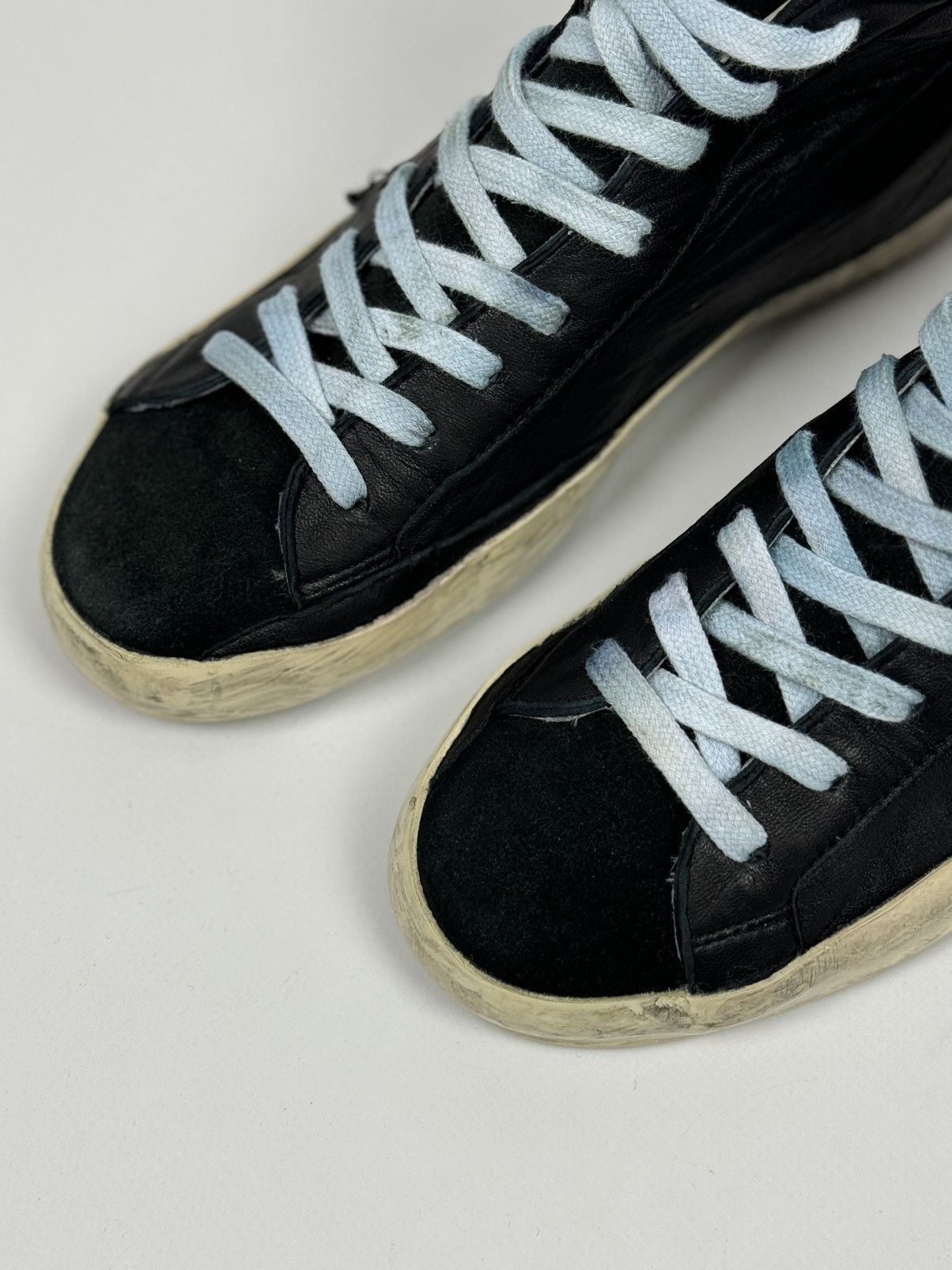 Philippe Model Philippe Model Leather High-Top Sneakers Made in Italy Size US 8 / IT 38 - 3 Thumbnail