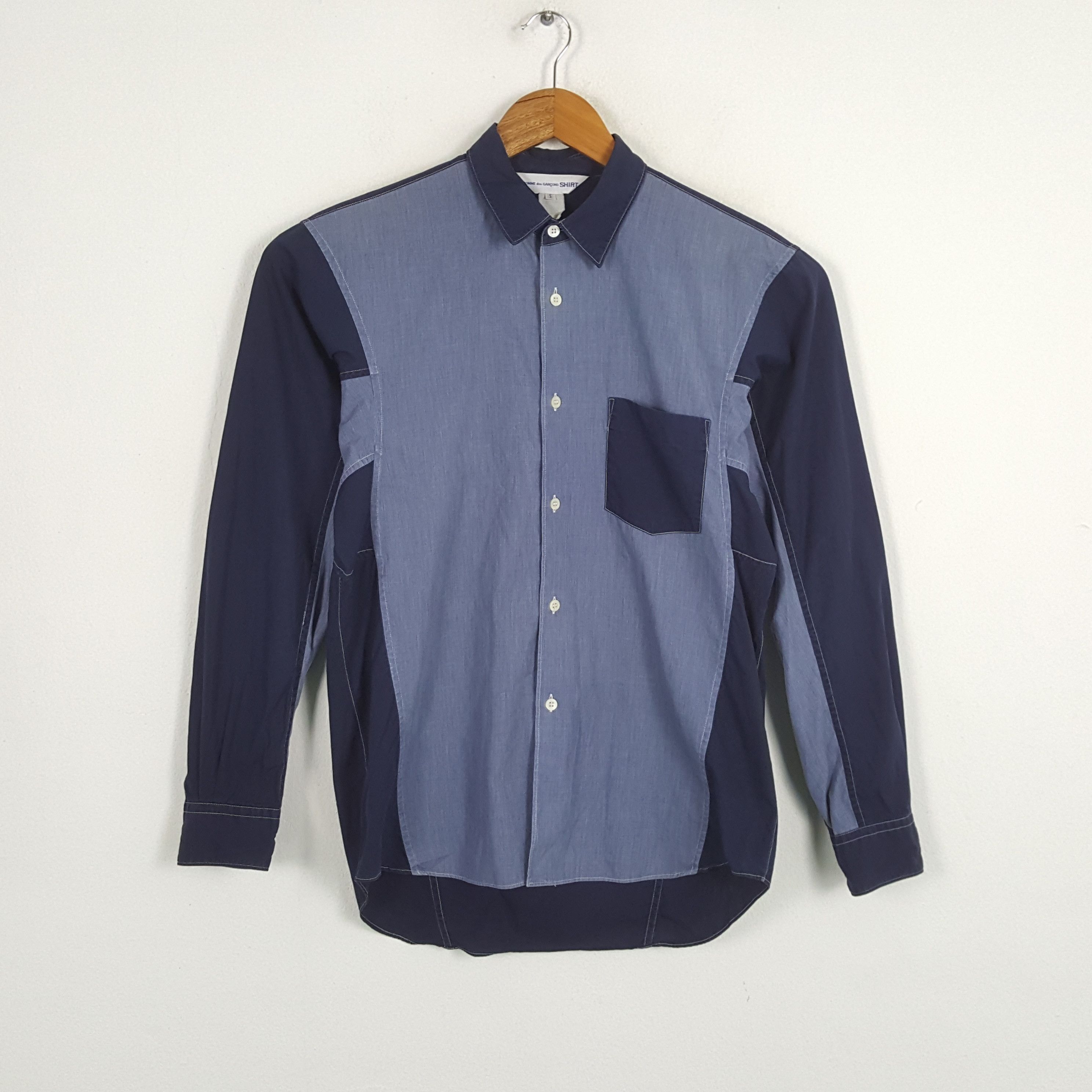 Comme des Garcons SHIRT × Japanese Brand × Vintage Vintage COMME des GARÇONS Japanese Fashion Brand Shirts Size US S / EU 44-46 / 1 - 1 Thumbnail