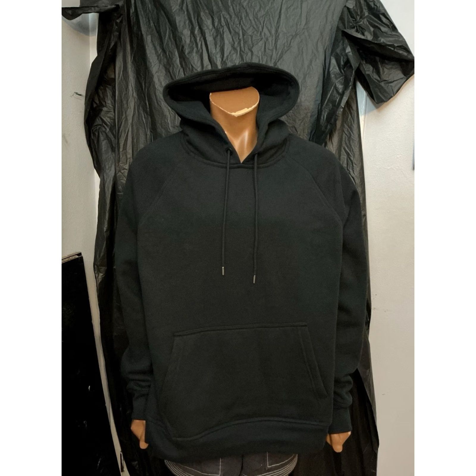 Flint And Tinder Flint And Tinder Made In USA Black Fleece Blank Pullover Hoodie 3XL Mens Pullover Hoodie USA 3XL Black Fleece Blank Flint And Tinder Size US XXL / EU 58 / 5 - 6 Thumbnail