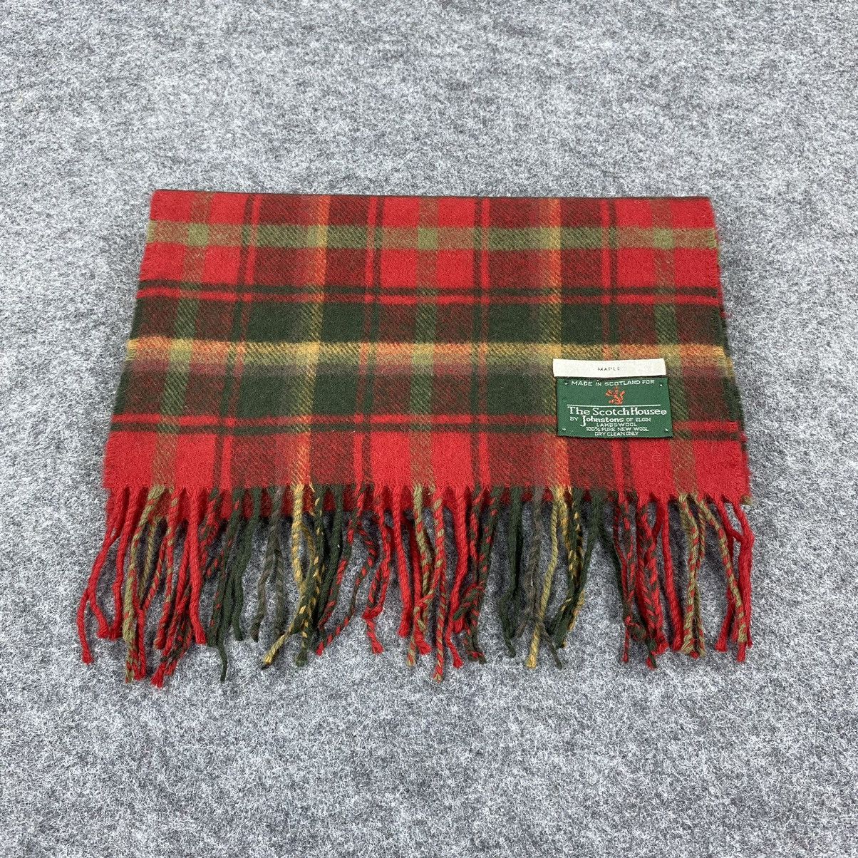 Johnstons Of Elgin × Vintage Johnstons of Elgin Scarf # Muffler # Neckwear # D103 Size ONE SIZE - 6 Thumbnail