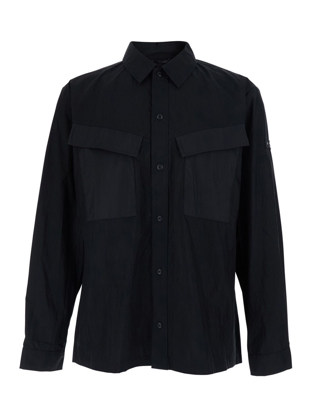 TATRAS 'DORIS' Black Jacket with Front Closure and Two Flap Pockets in Fabric for Men Size US XXL / EU 58 / 5 - 1 Thumbnail
