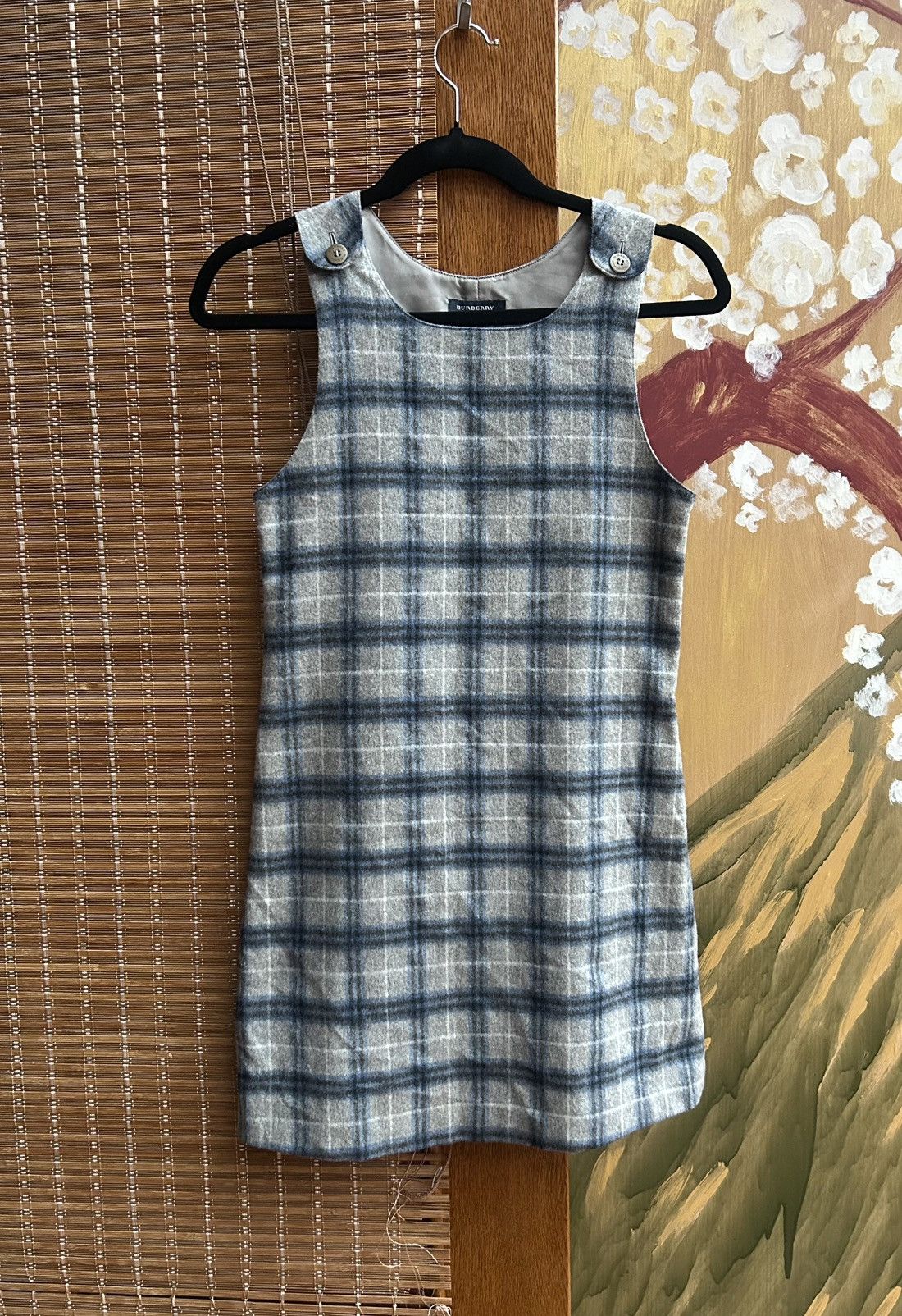 Burberry Burberry London Wool Plaid Mini Dress Jumper Pinafore Size M / US 6-8 / IT 42-44 - 1 Thumbnail