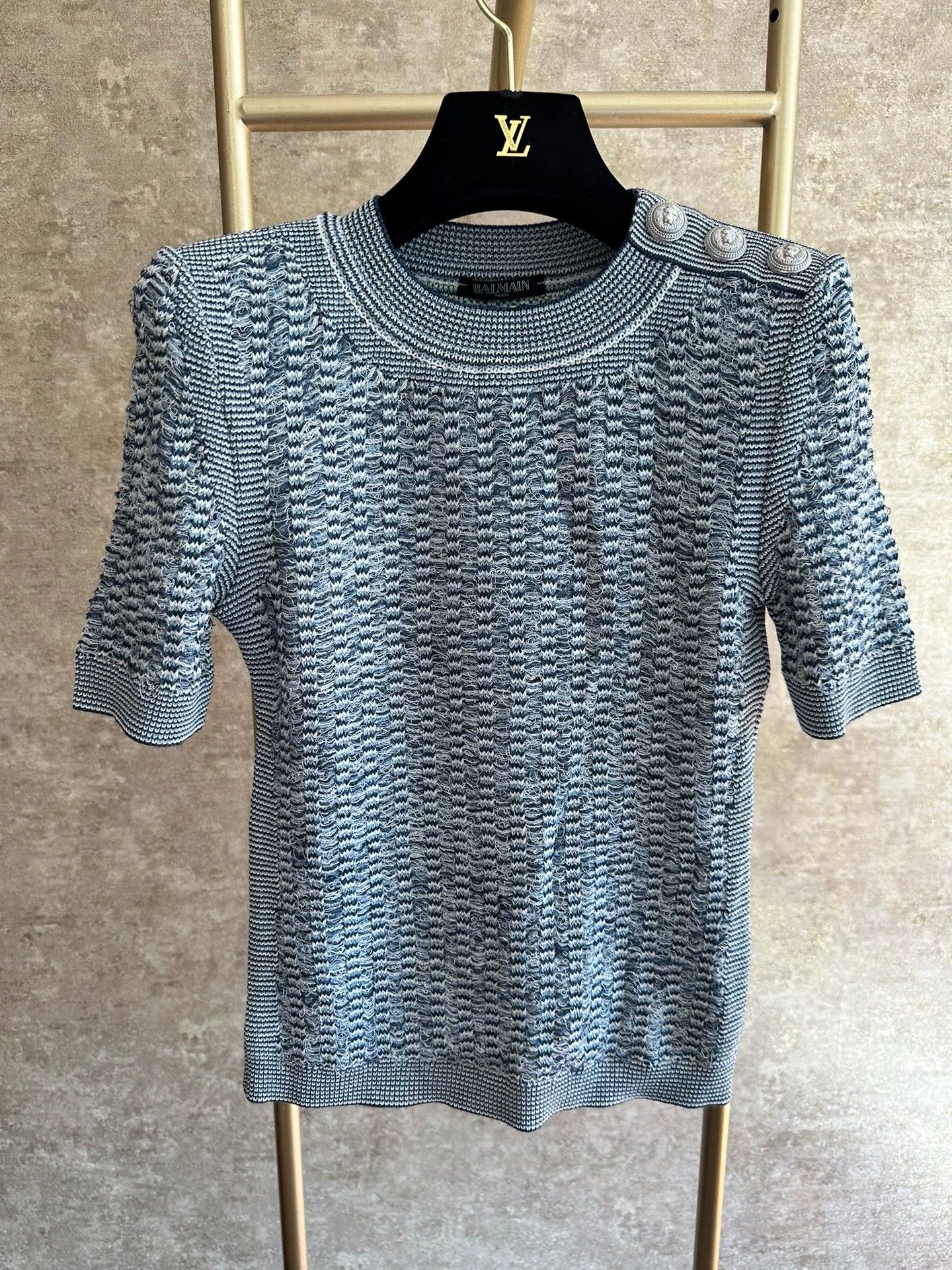 Balmain Balmain Knitted coat Size US S / EU 44-46 / 1 - 1 Thumbnail