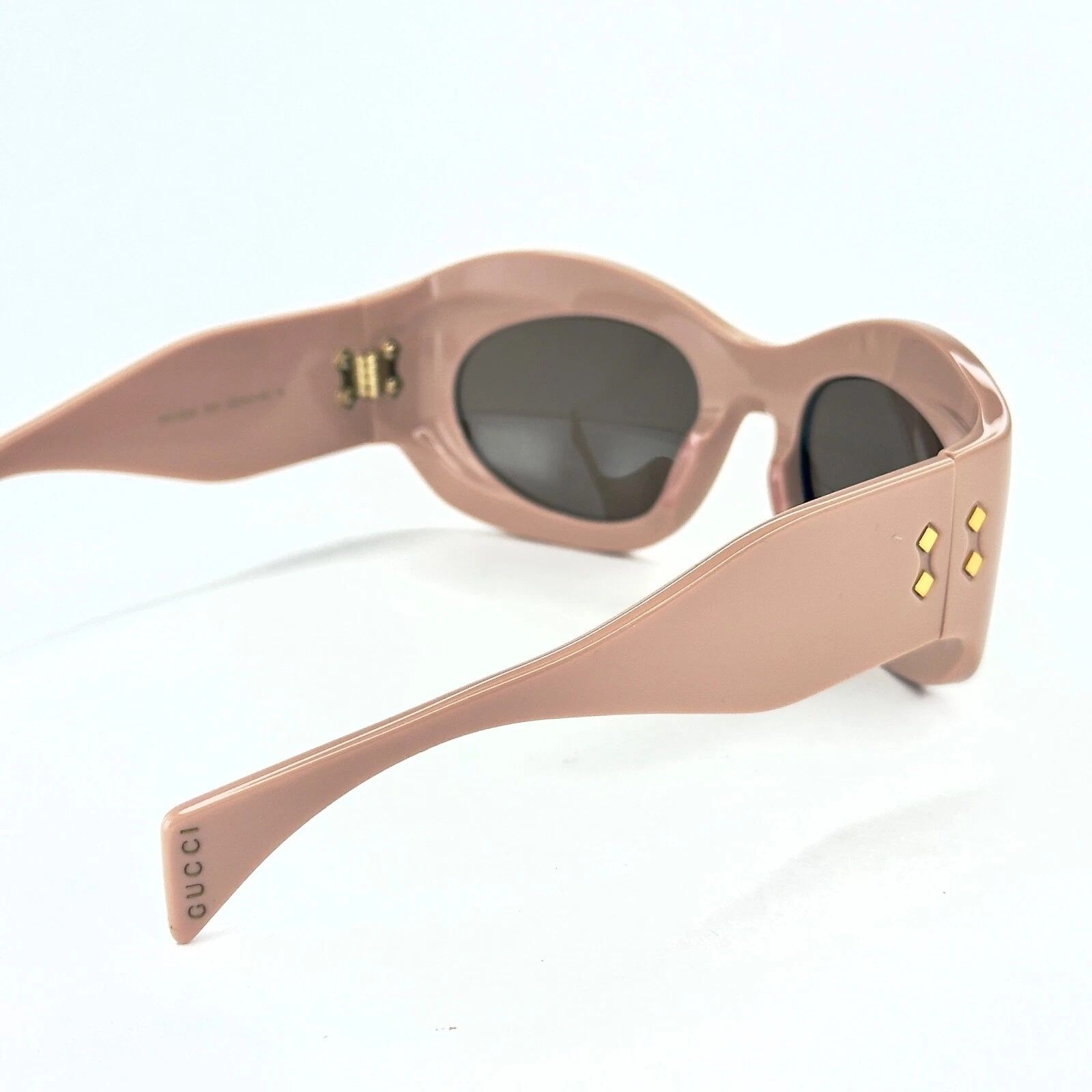 Gucci GUCCI 1463 Nude Pink Bold Oversized Gg1463S 003 Sunglasses Size ONE SIZE - 7 Thumbnail