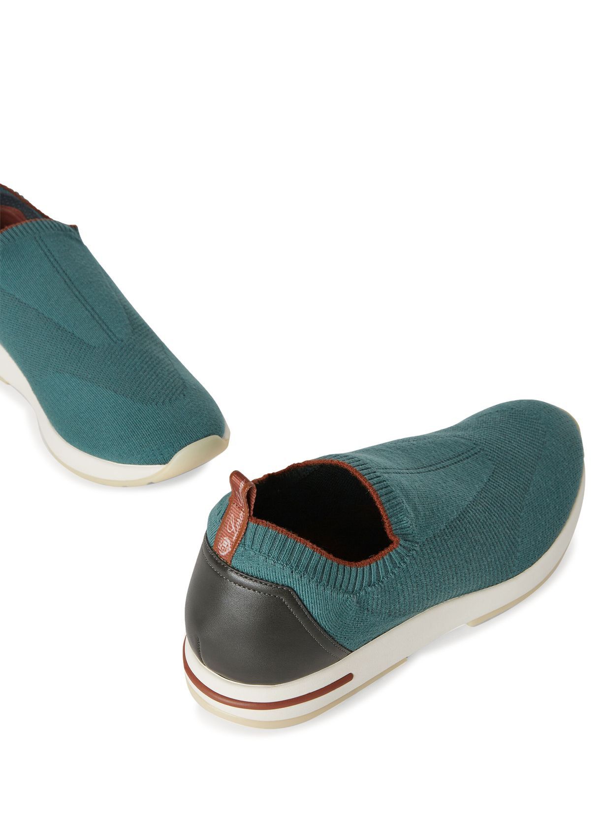 Loro Piana o1w1db10125 FAI1540 Lp Flexy Active Sneakers in Green Size US 12 / EU 45 - 7 Thumbnail