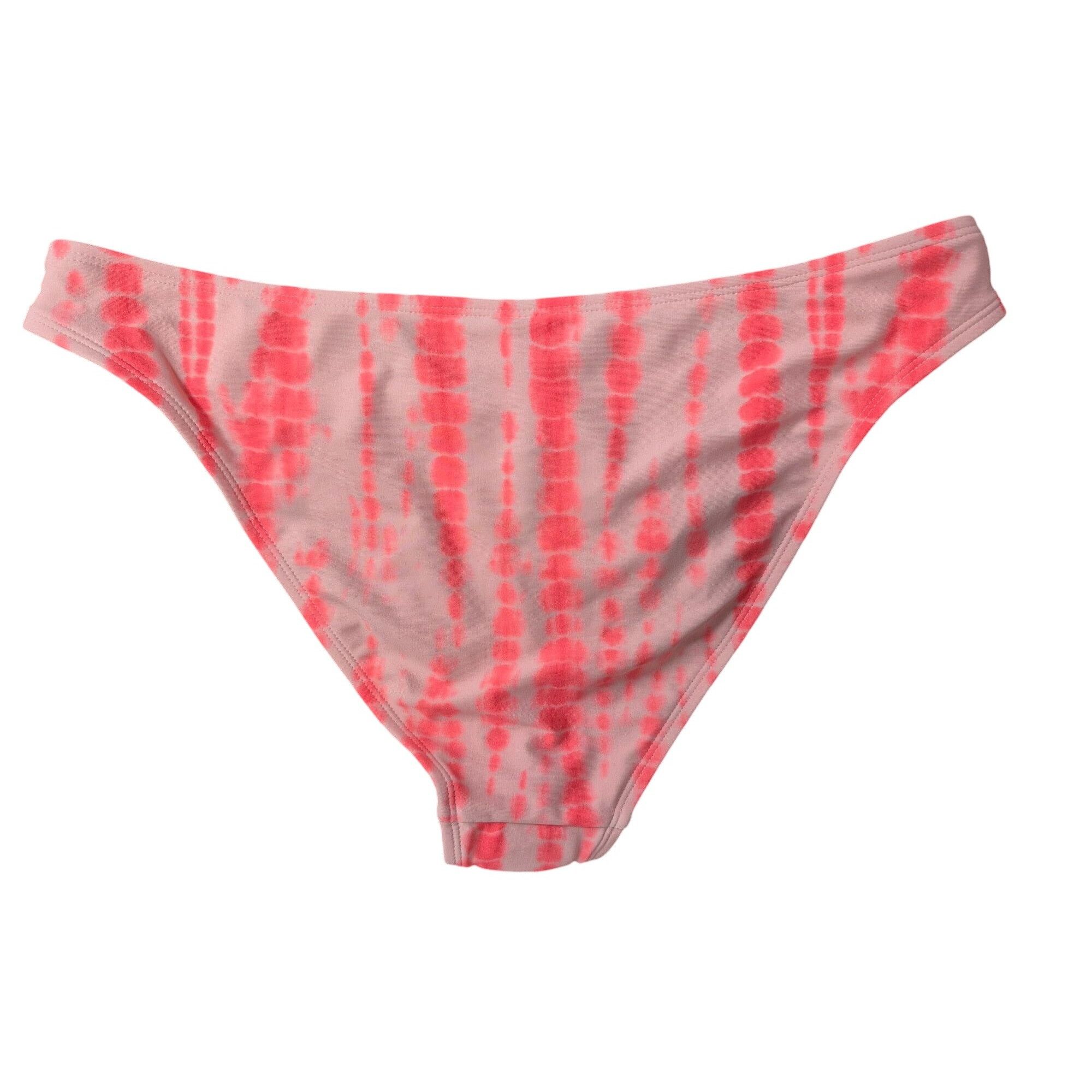 Other Women's Tie-Dye Bikini Bottoms - Coral Glow & White - Large Size ONE SIZE - 5 Thumbnail