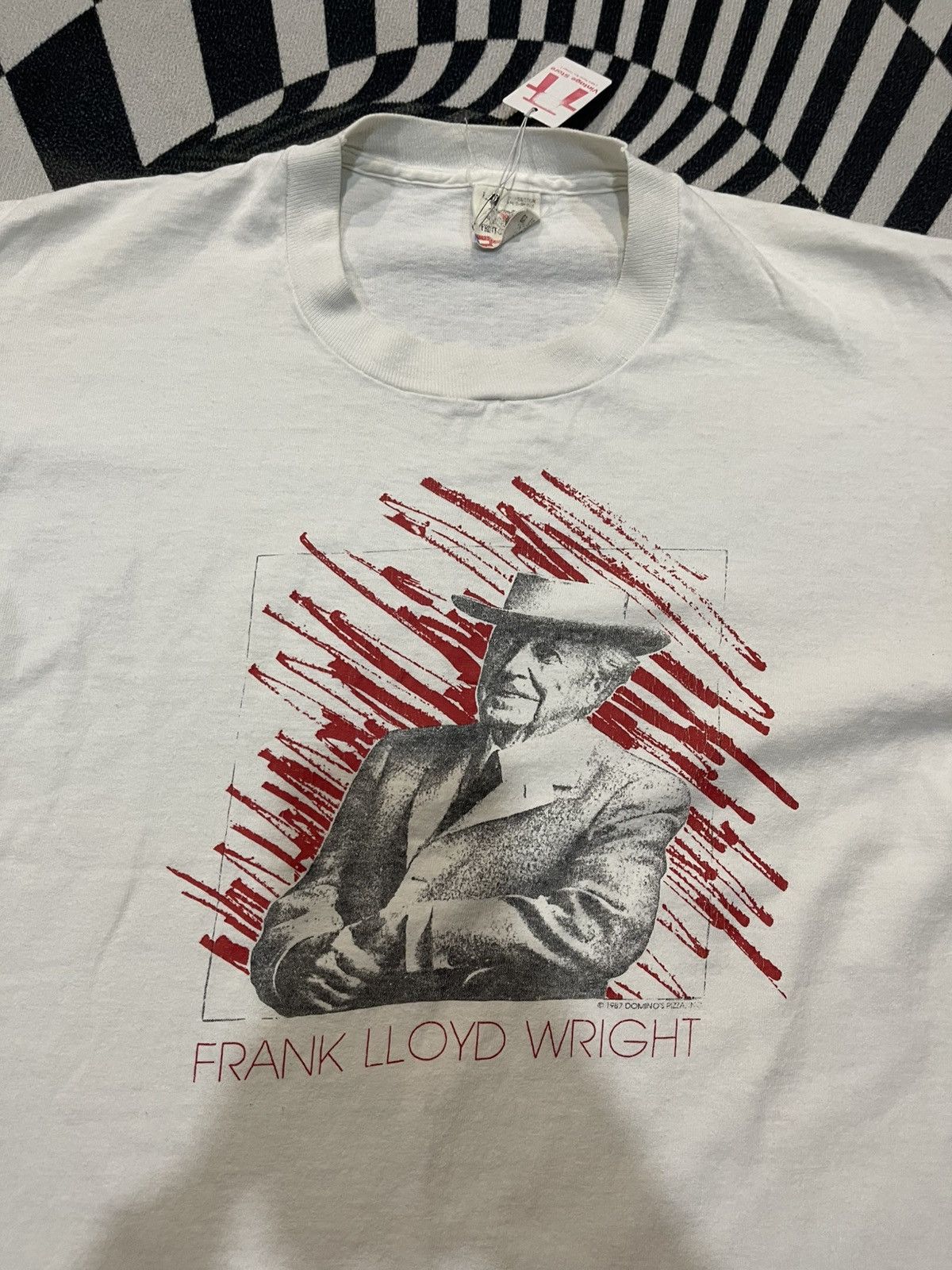 Arts & Science Rare Vintage Frank Lloyd Wright Tee ©1987 Domino’s Pizza Size US L / EU 52-54 / 3 - 5 Thumbnail