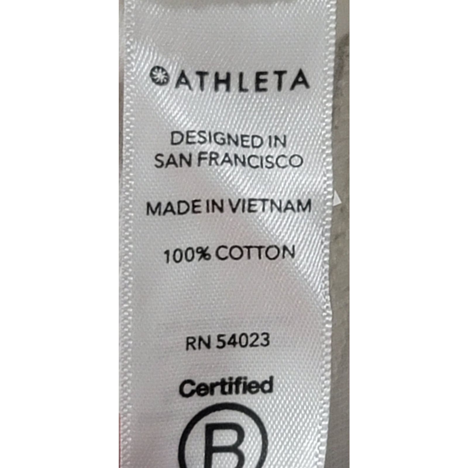 Other Athleta White Slub Knit Drop Shoulder Top Medium Size M / US 6-8 / IT 42-44 - 5 Thumbnail