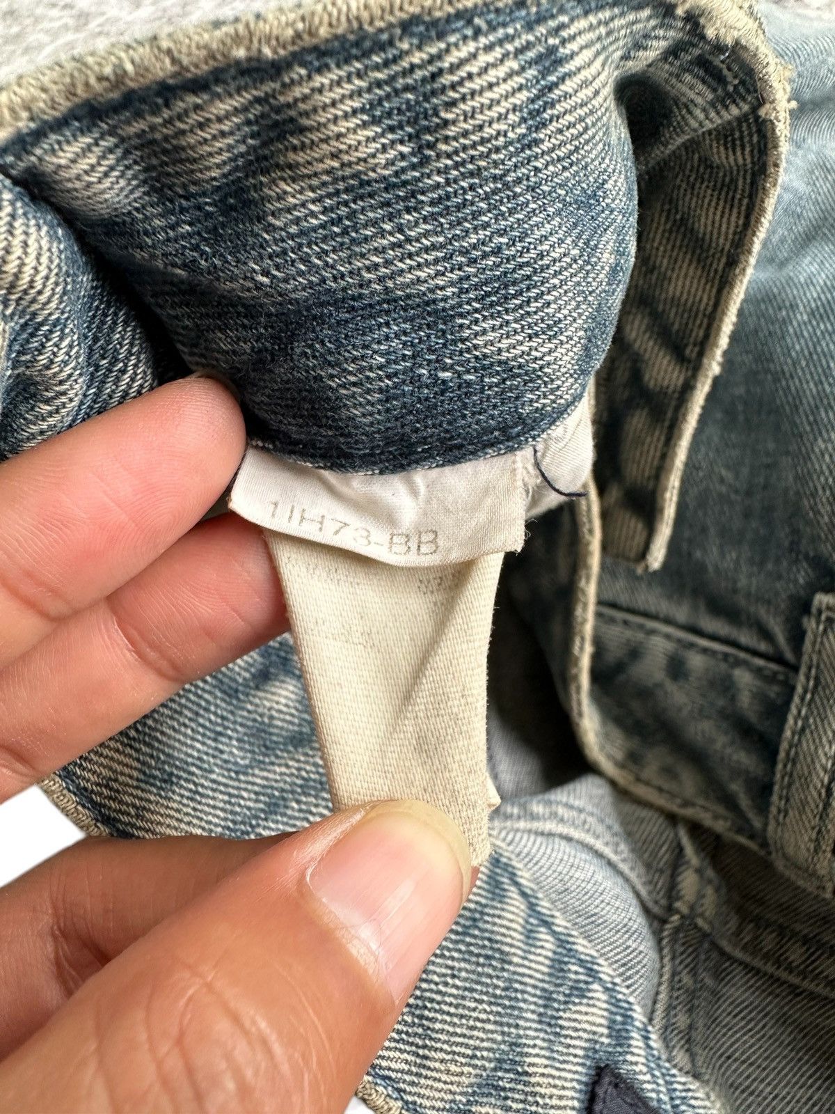 Drain Gang SICK DISTRESSED JEANS CRAZY WASHED HOMELESS PUNK STYLE Size US 30 / EU 46 - 12 Thumbnail